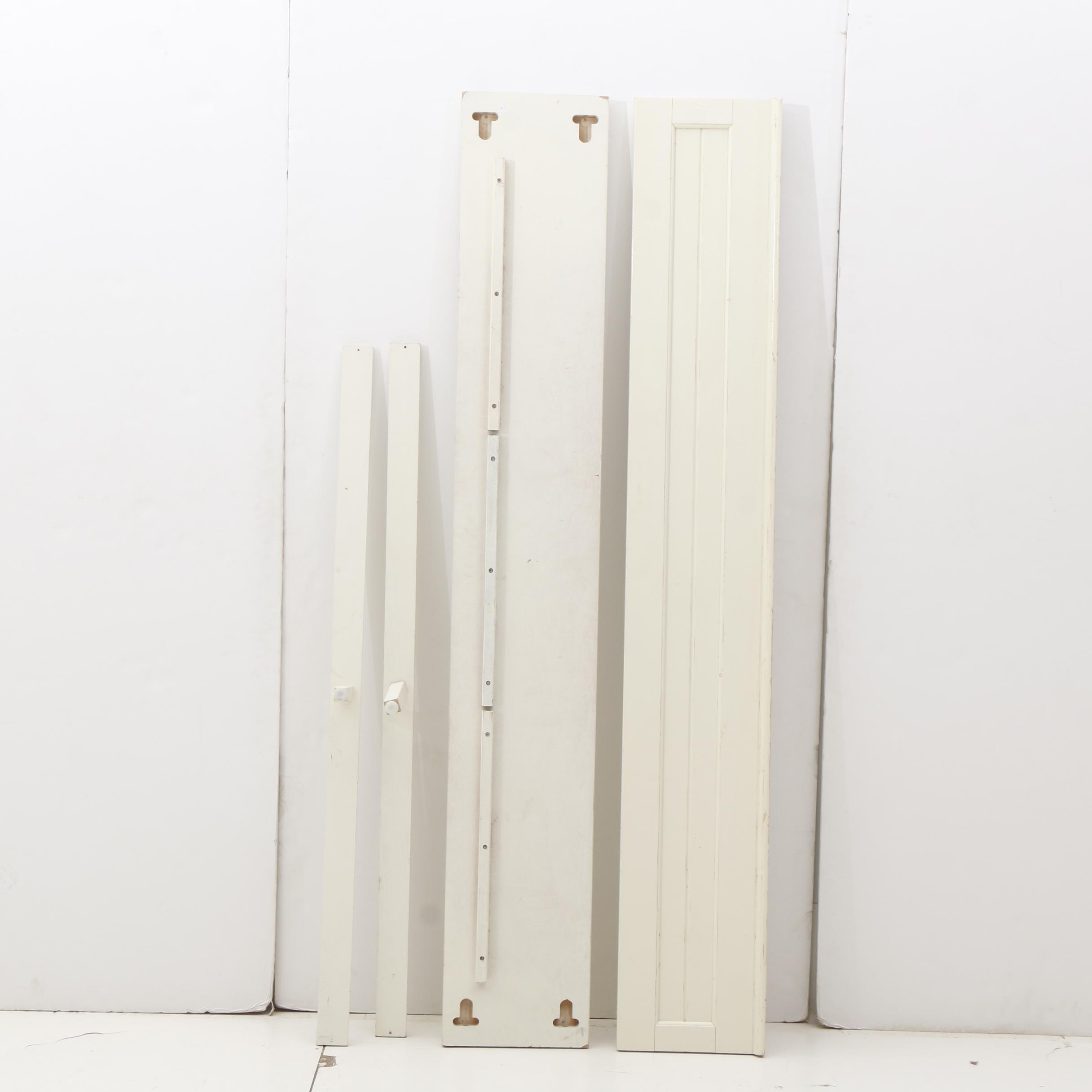 White Queen Bed Frame by Lexington Furniture