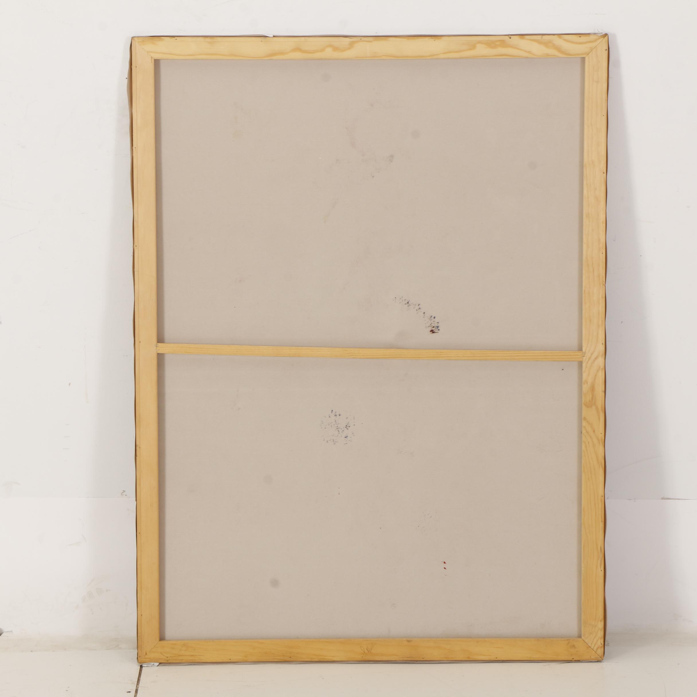 Large Decorative Floral Oil Painting