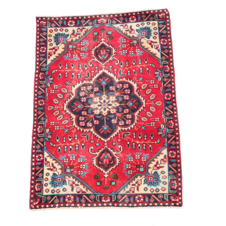 Hand-Knotted Persian Tabriz ARea Rug