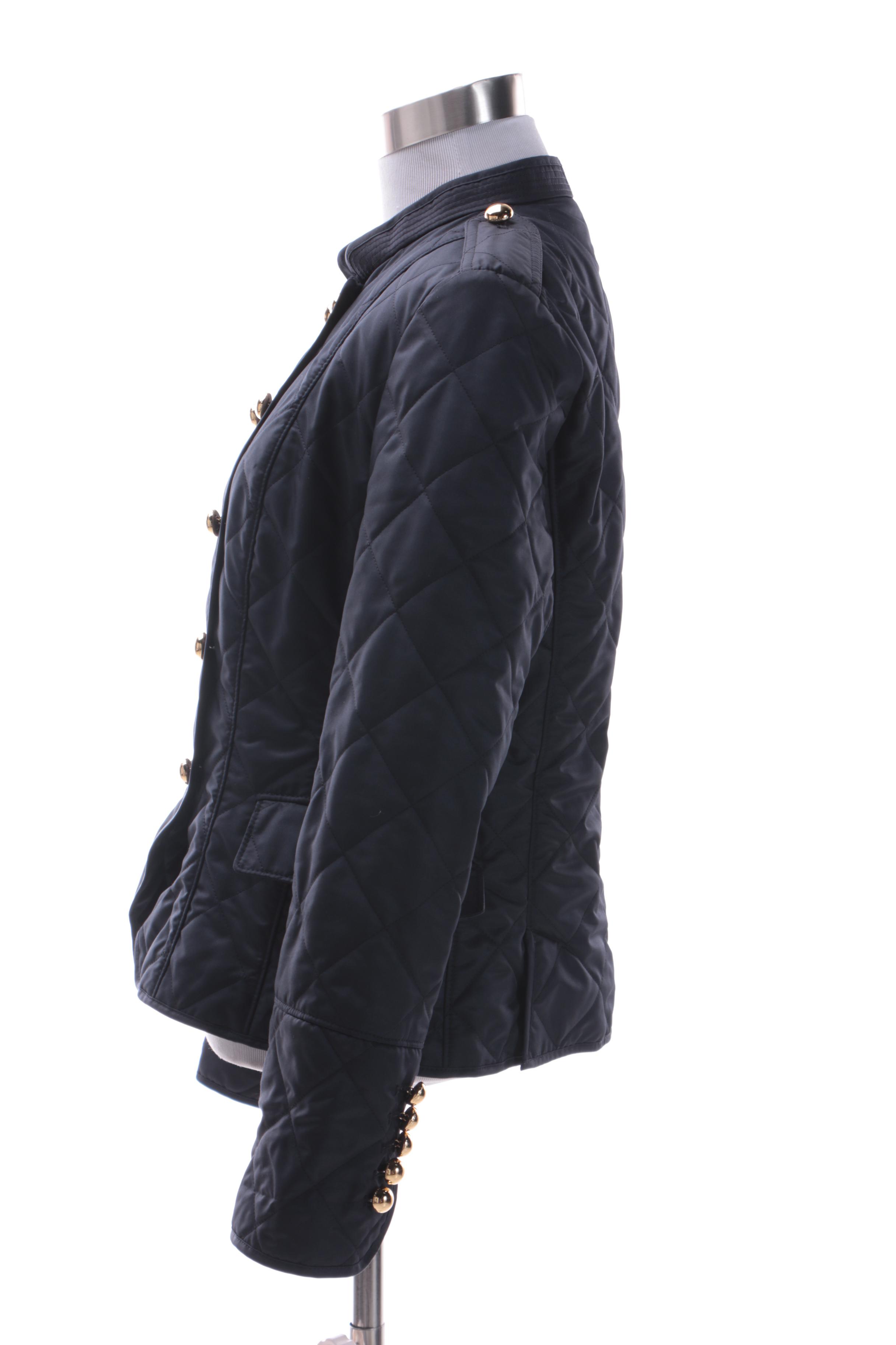 Women's Burberry Black Quilted Jacket
