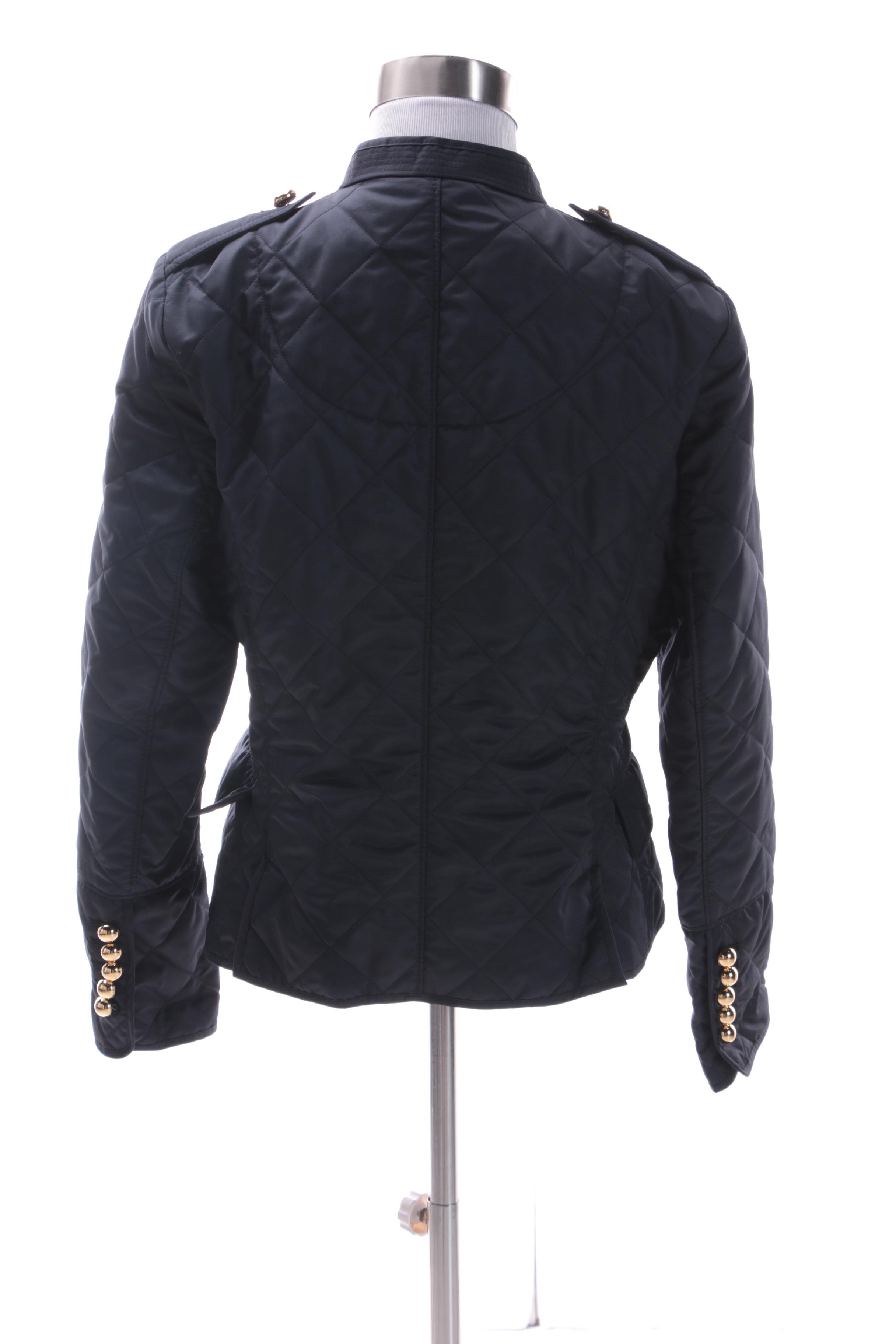 Women's Burberry Black Quilted Jacket