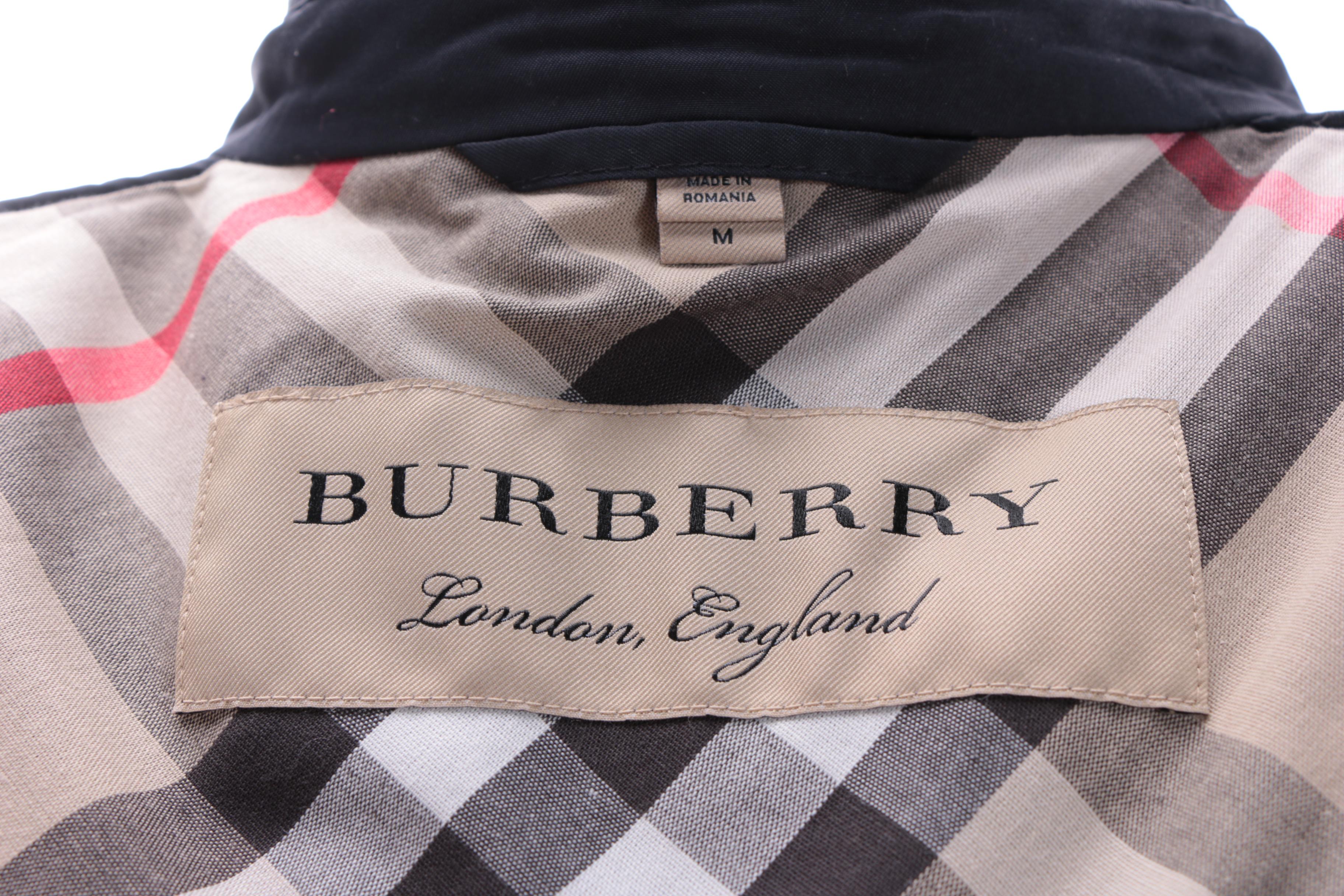 Women's Burberry Black Quilted Jacket