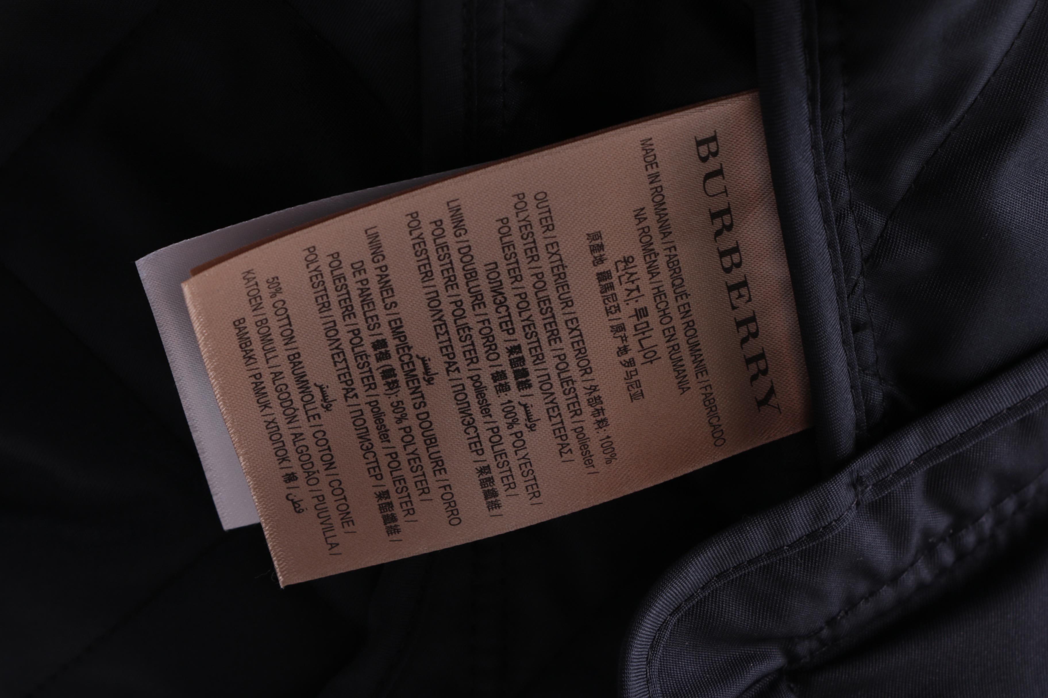 Women's Burberry Black Quilted Jacket