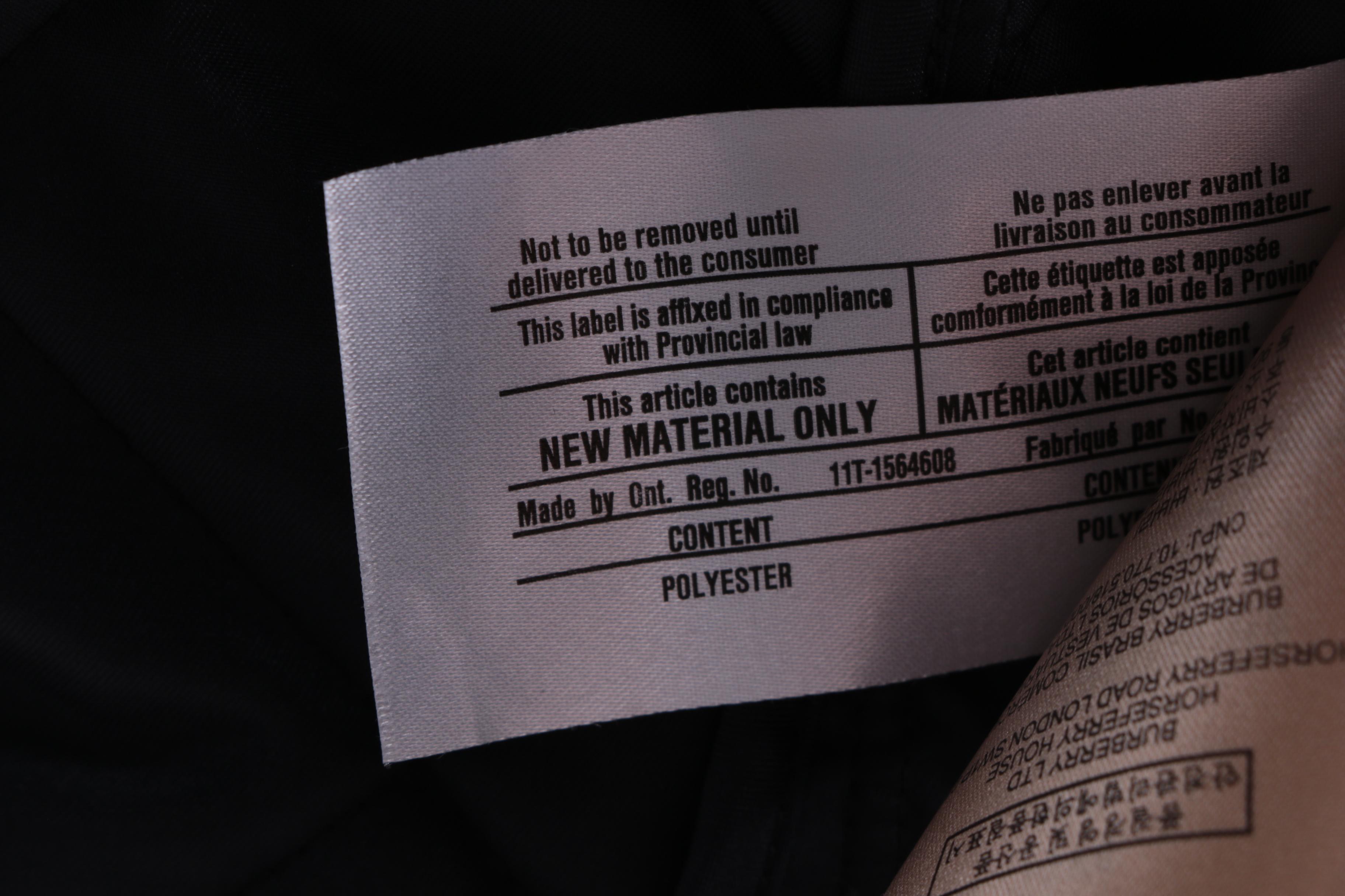 Women's Burberry Black Quilted Jacket