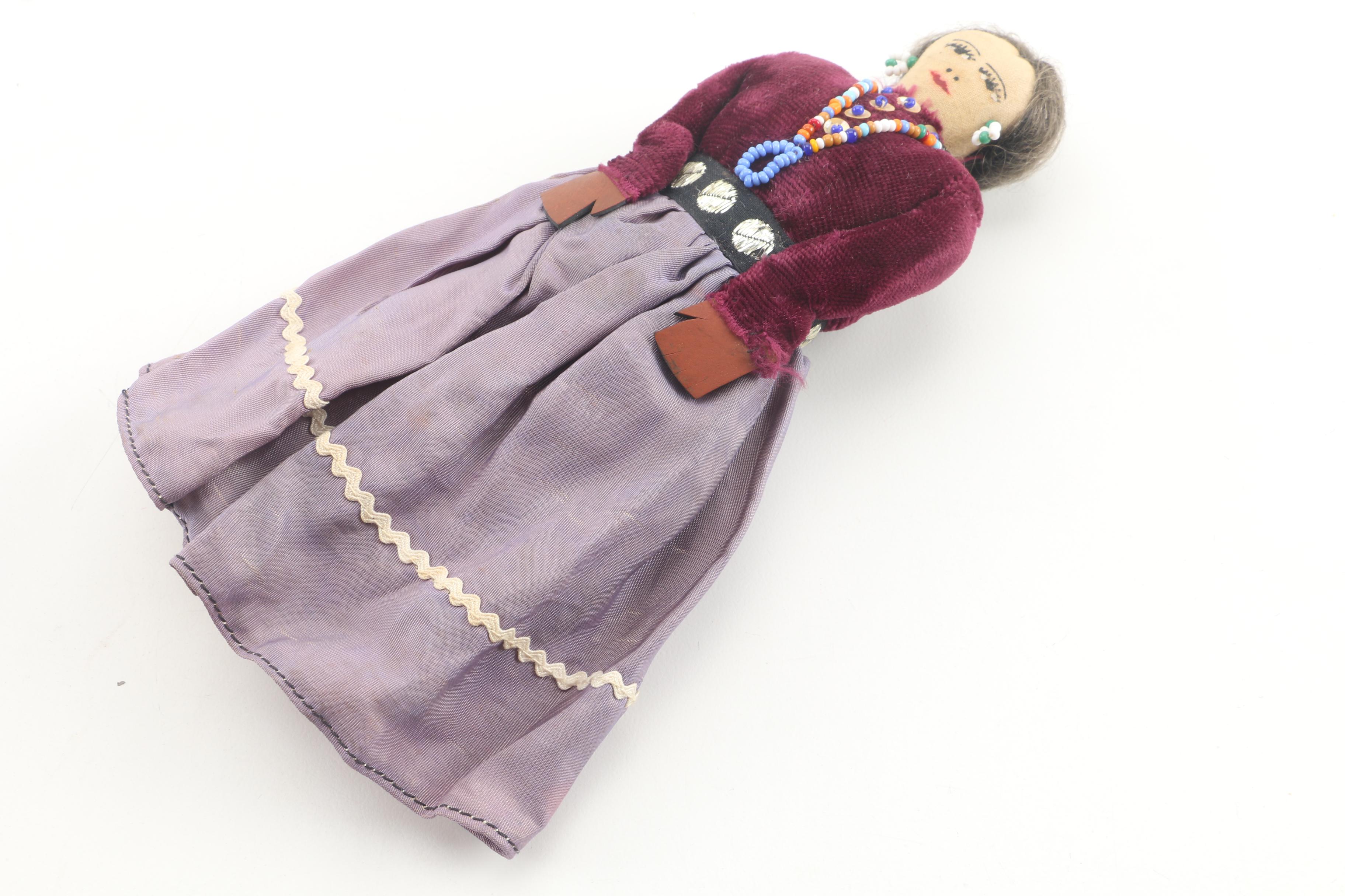 Vintage Native American Style Souvenir Dolls