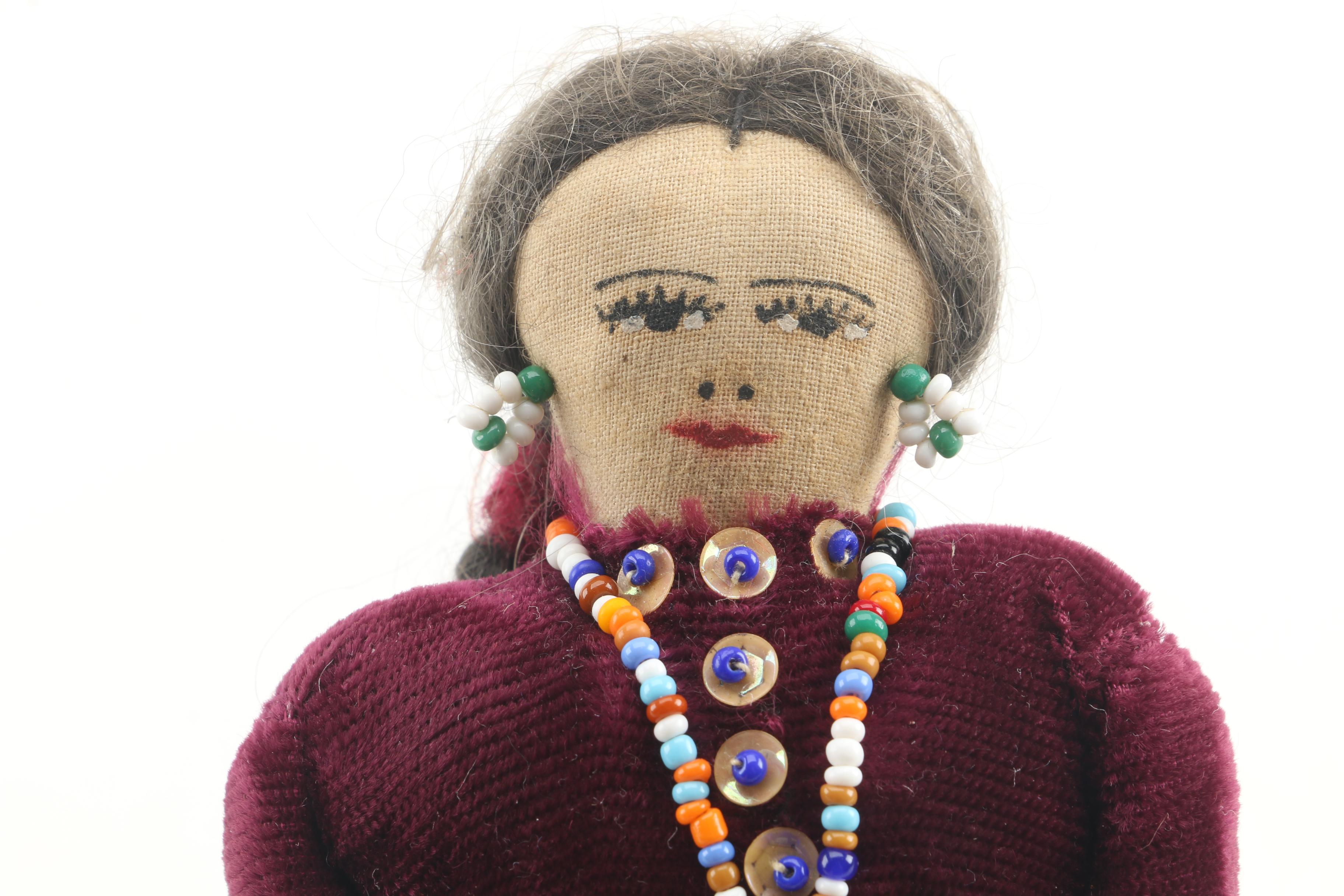 Vintage Native American Style Souvenir Dolls