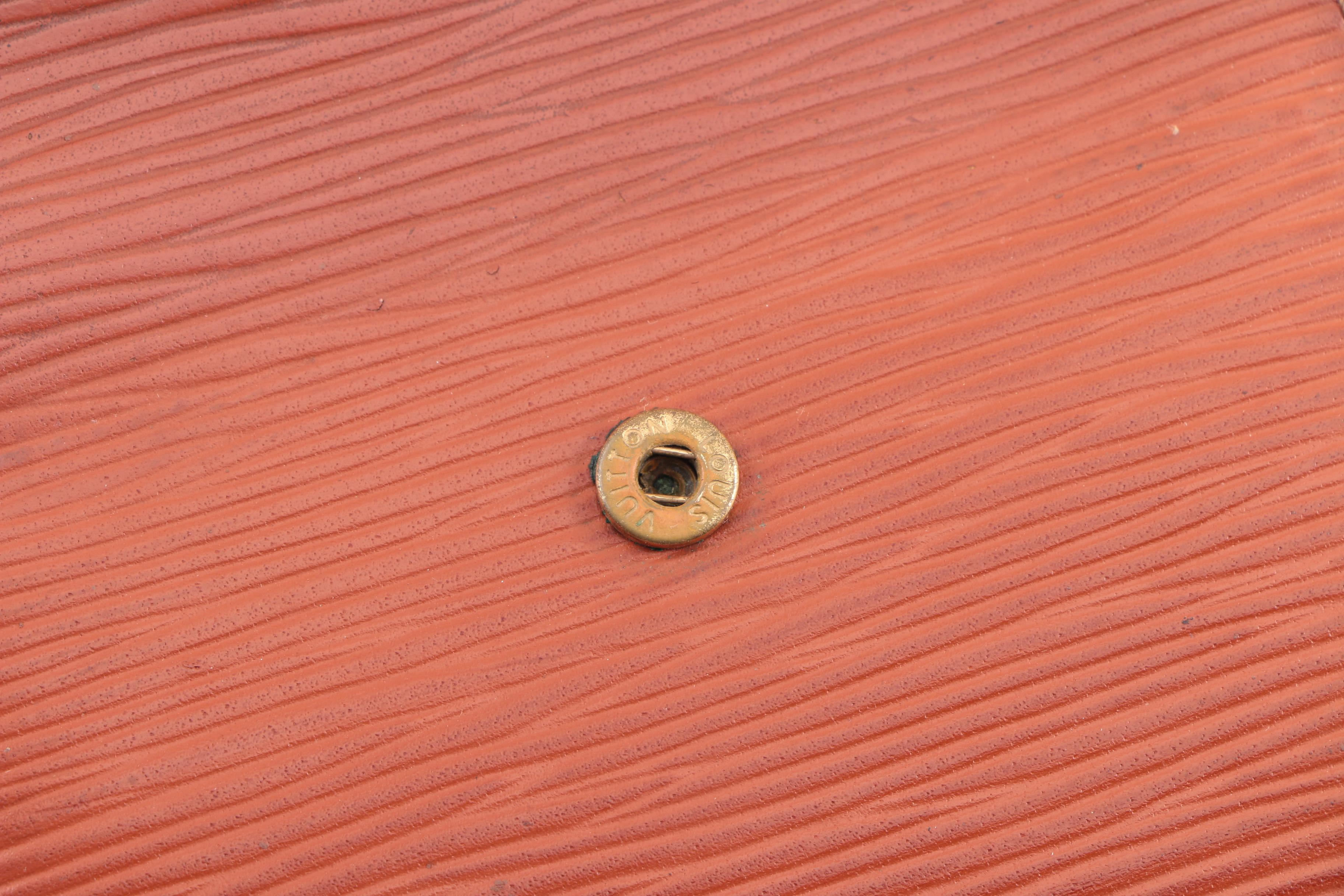 Vintage Louis Vuitton Cipango Gold Epi Leather Trifold Wallet