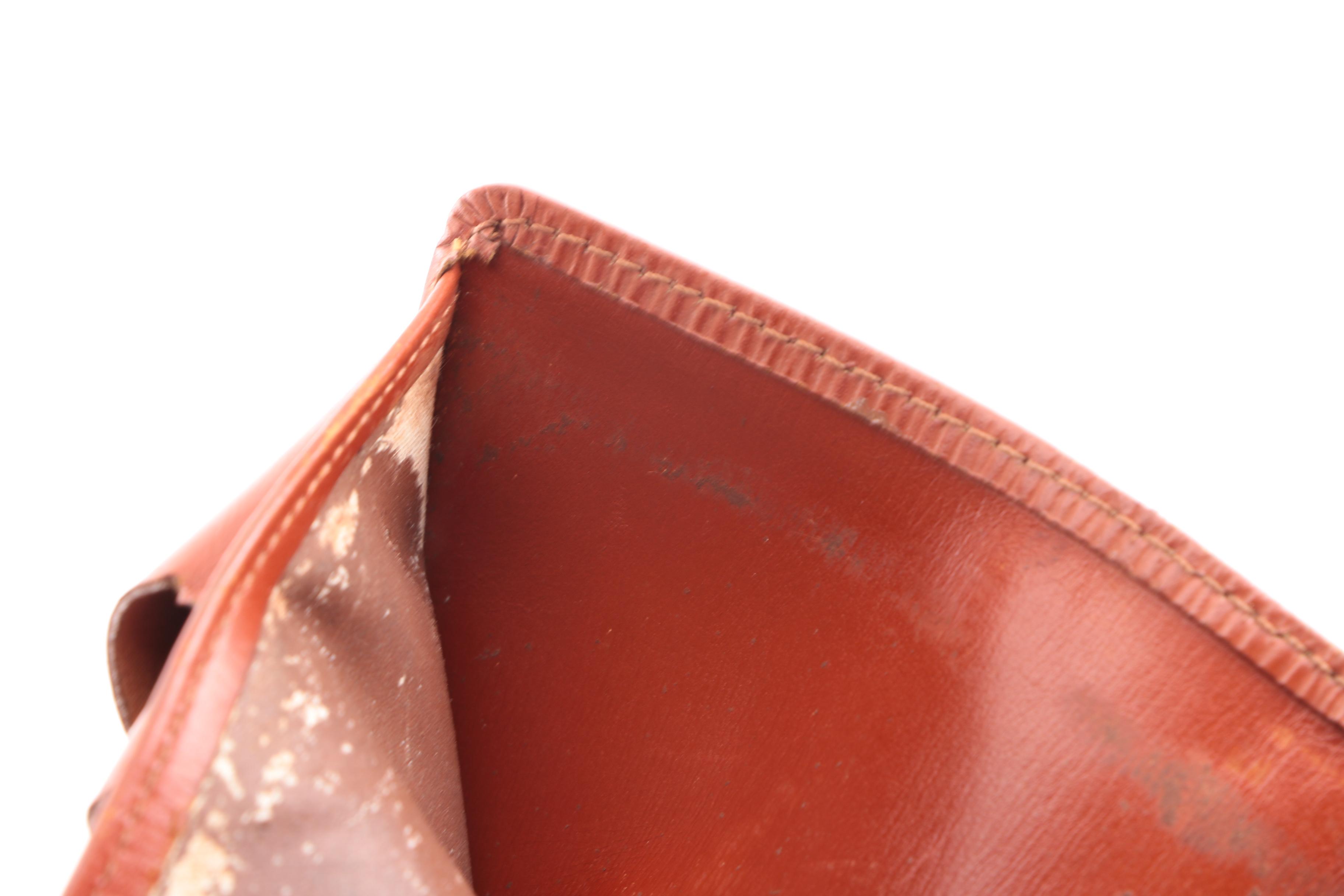 Vintage Louis Vuitton Cipango Gold Epi Leather Trifold Wallet