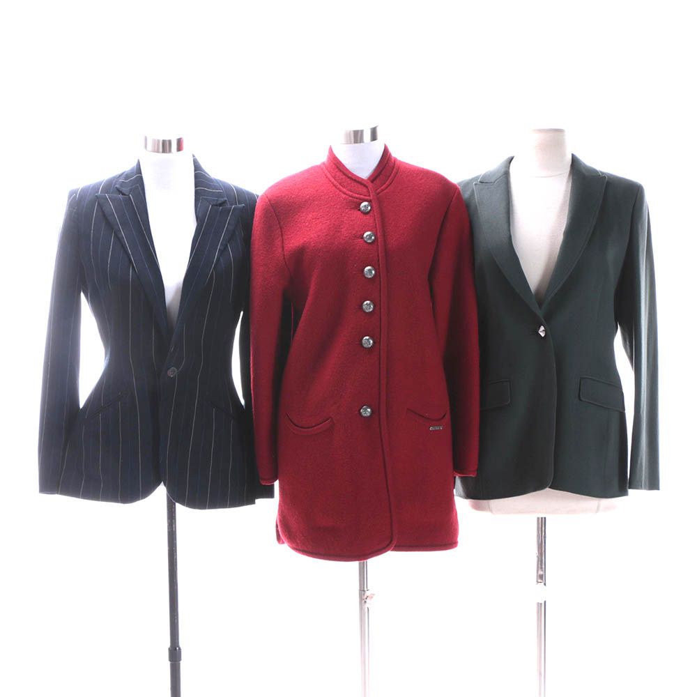 Women's Suit Jackets Including Polo Ralph Lauren and Brooks Brothers