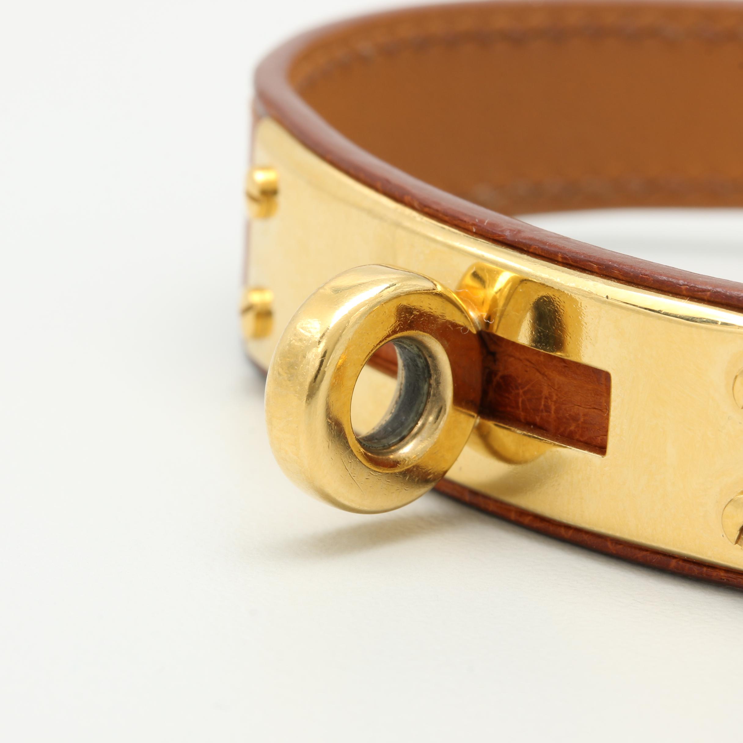 Hermès Ostrich Kelly Watch Band Bracelet