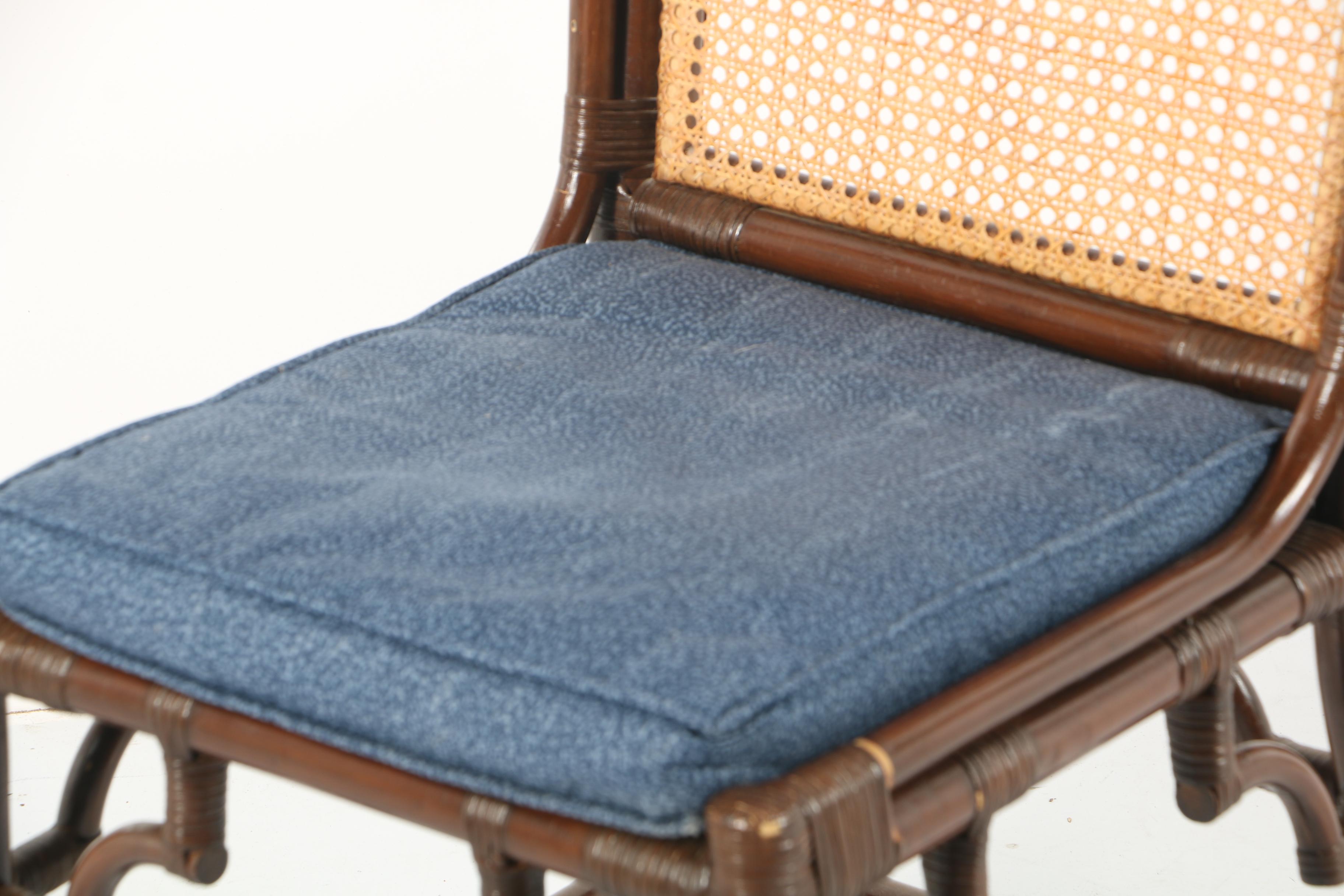 Cane Back Bamboo Style Chair