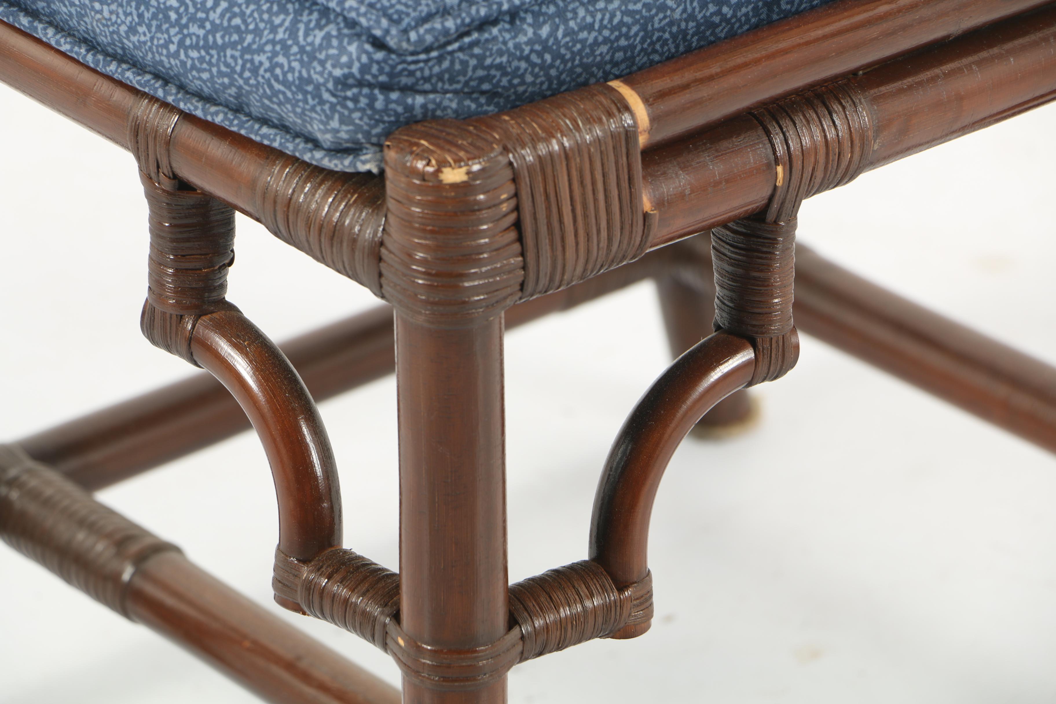 Cane Back Bamboo Style Chair