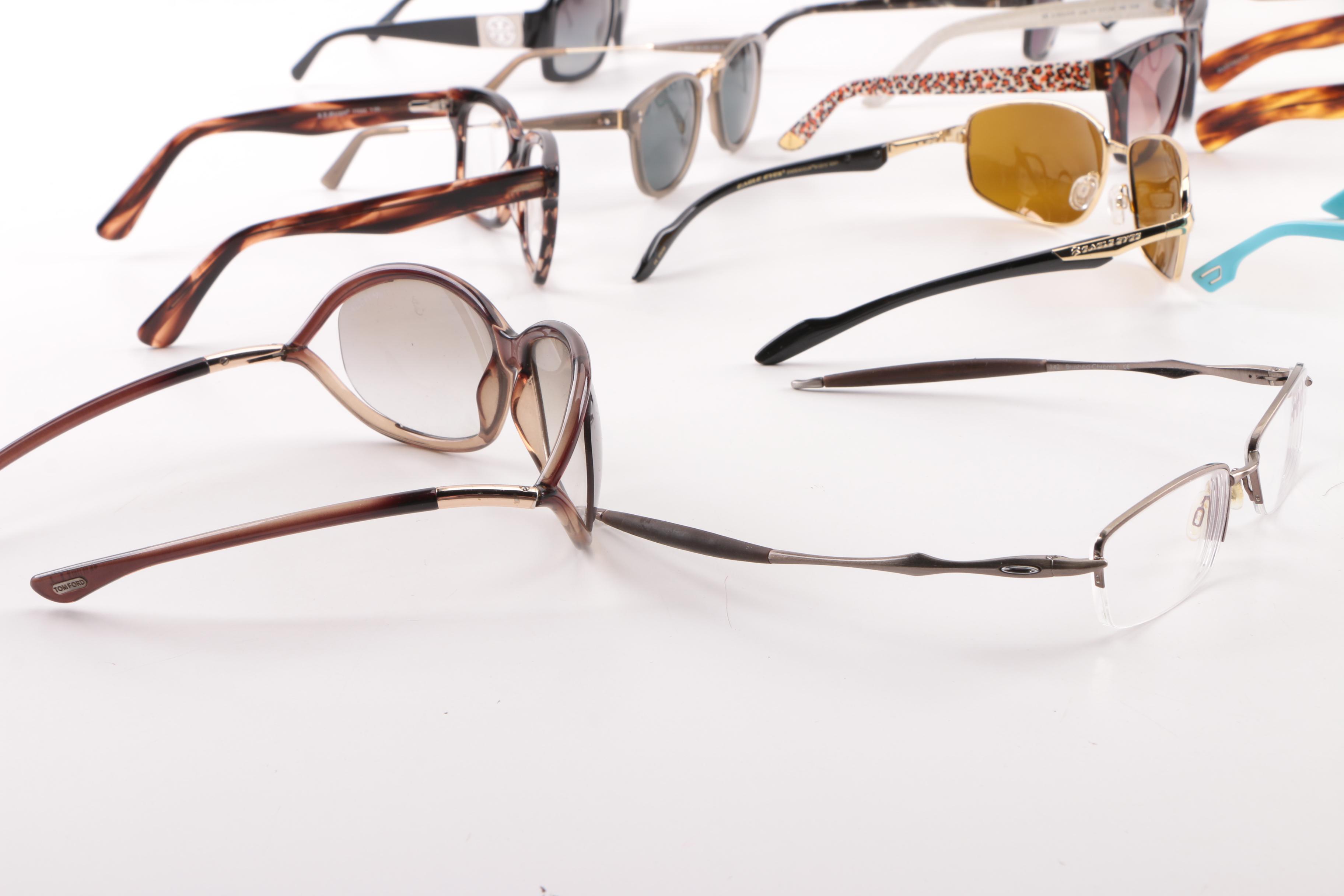 Tom Ford, Oakley, Coach and Tory Burch Sunglasses and Prescription Eyewear