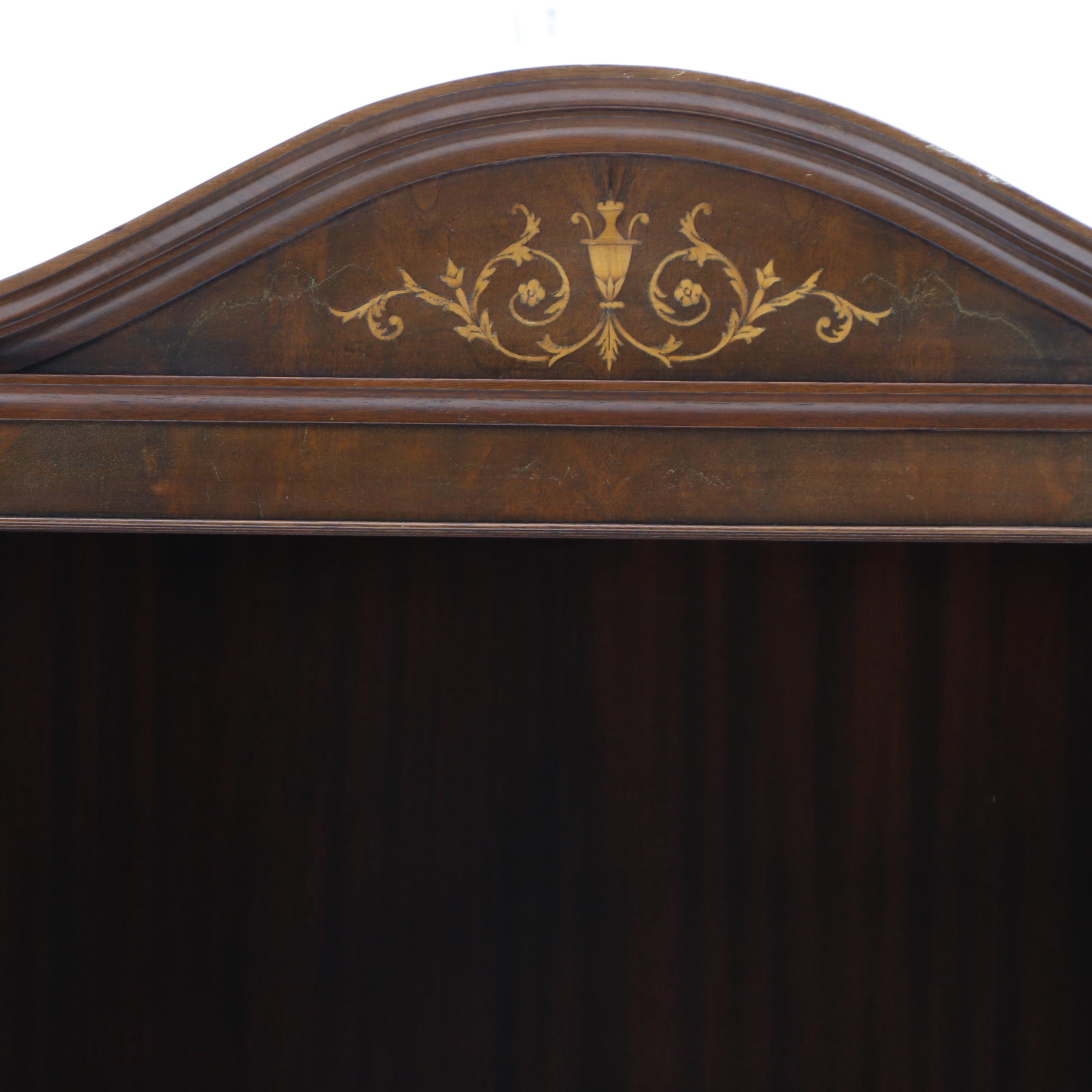 Hepplewhite Style Mahogany China Cabinet