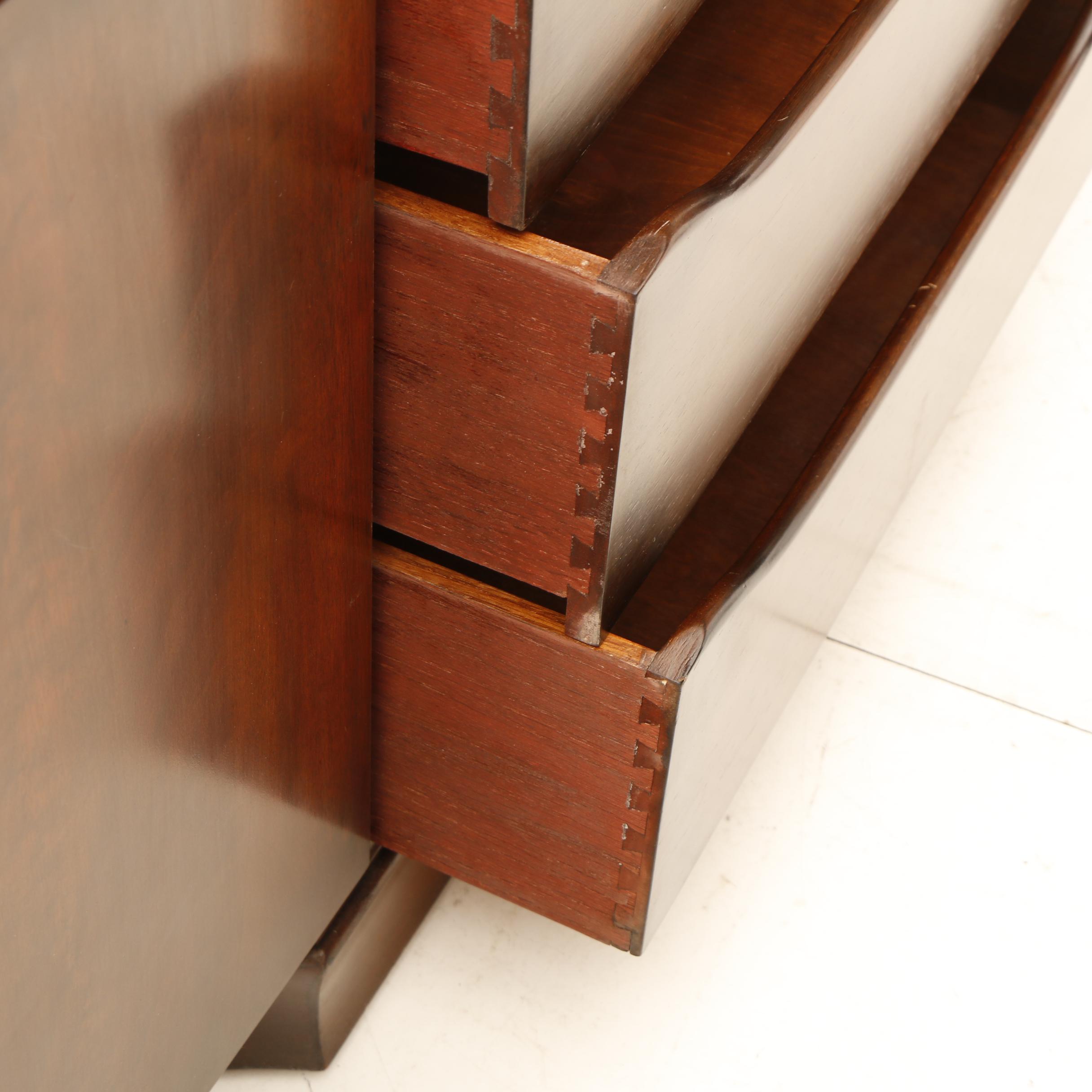 Hepplewhite Style Mahogany China Cabinet