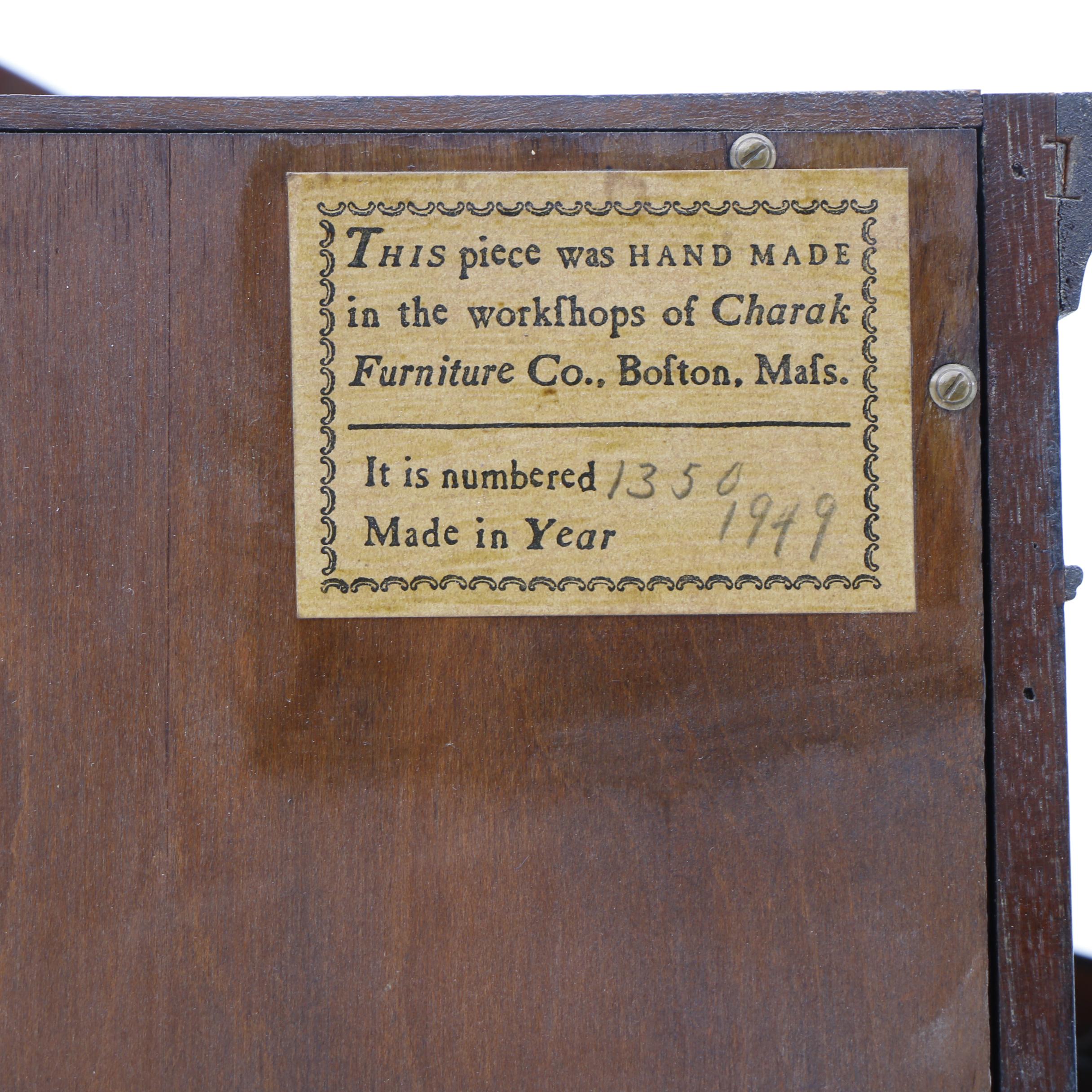 Hepplewhite Style Mahogany China Cabinet