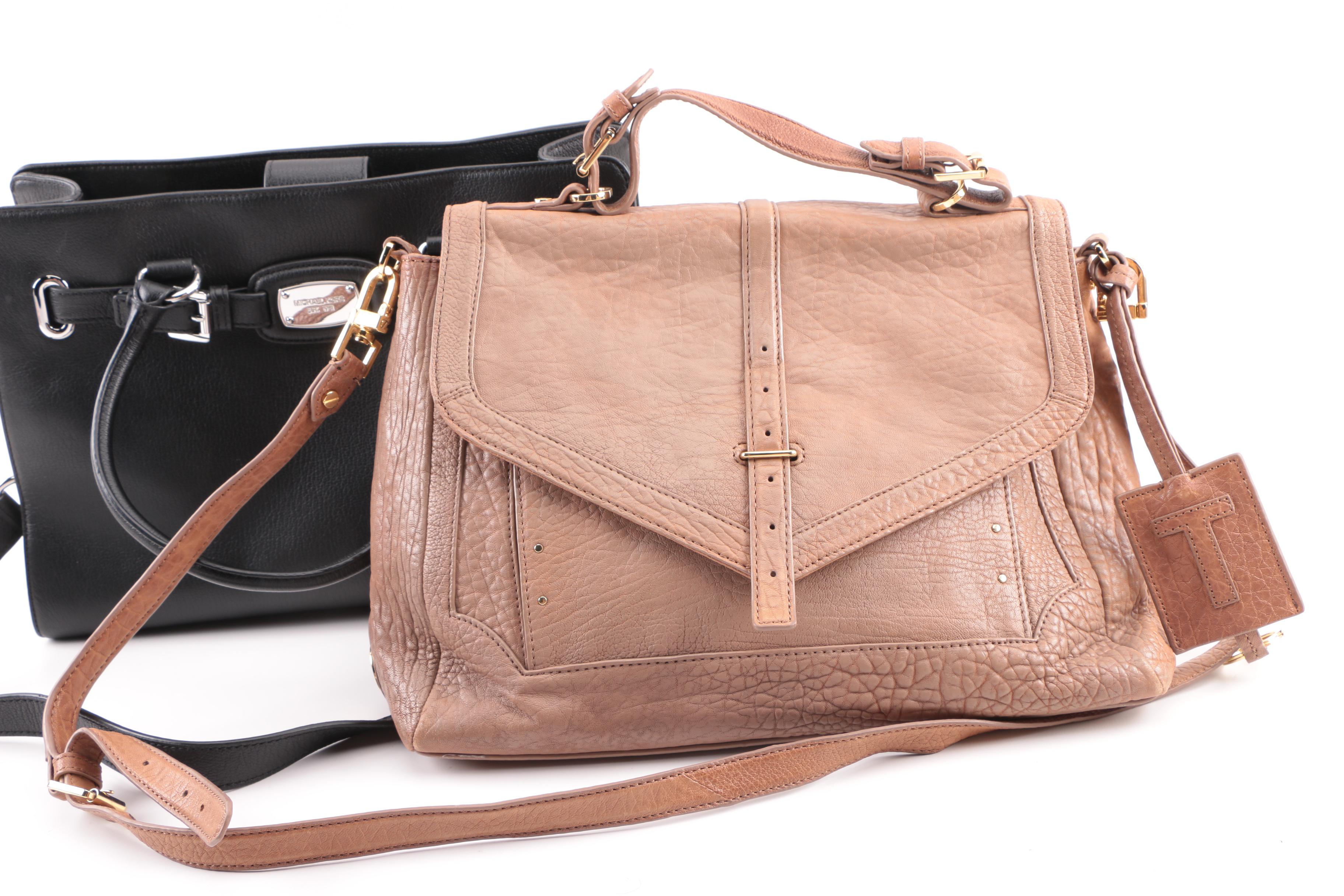 Shoulder Bags including Brahmin Crocodile Embossed Leather, Tory Burch and Other