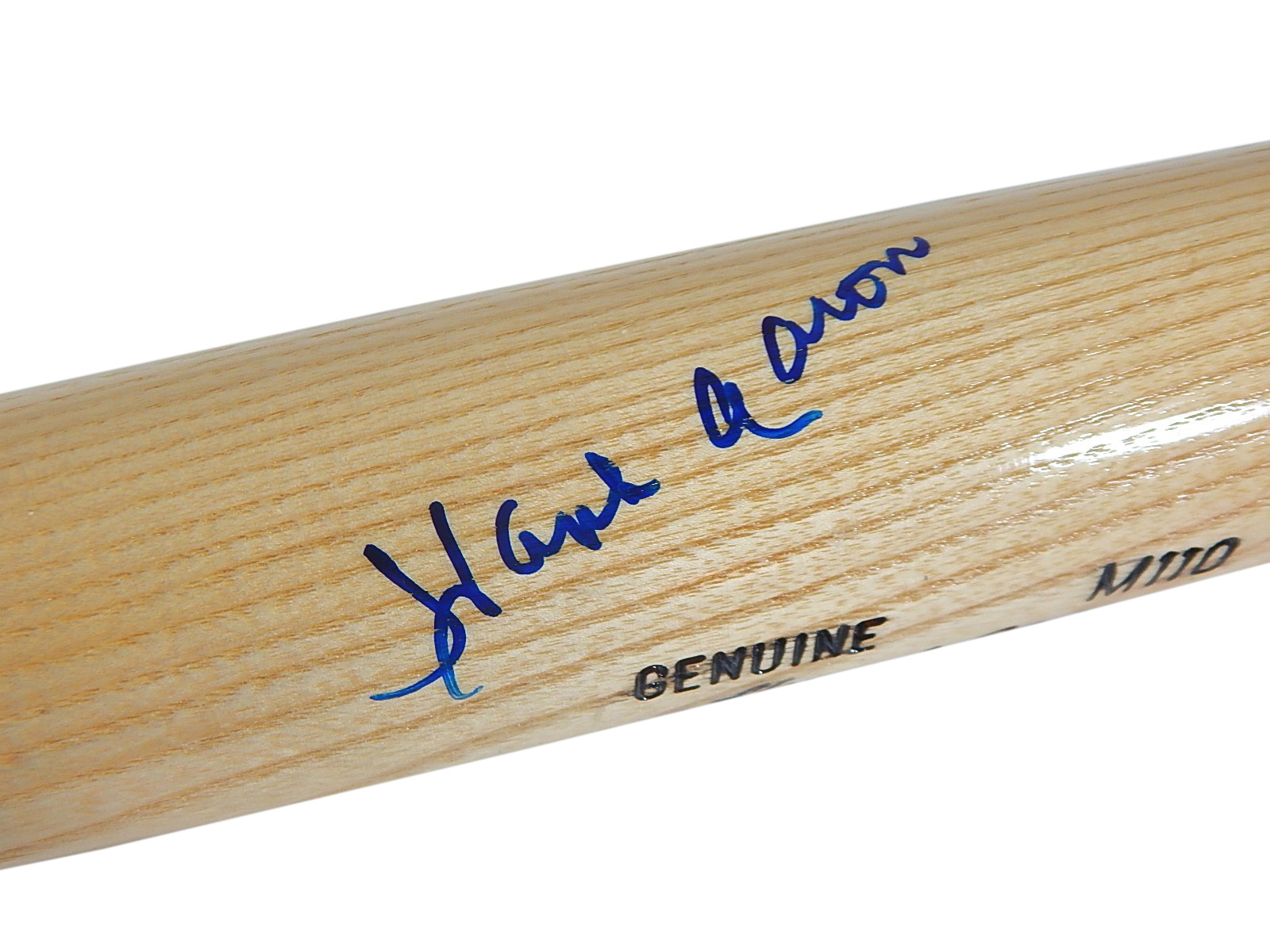 Hank Aaron Signed 125 Louisville Slugger Powerized Genuine M110 Baseball Bat