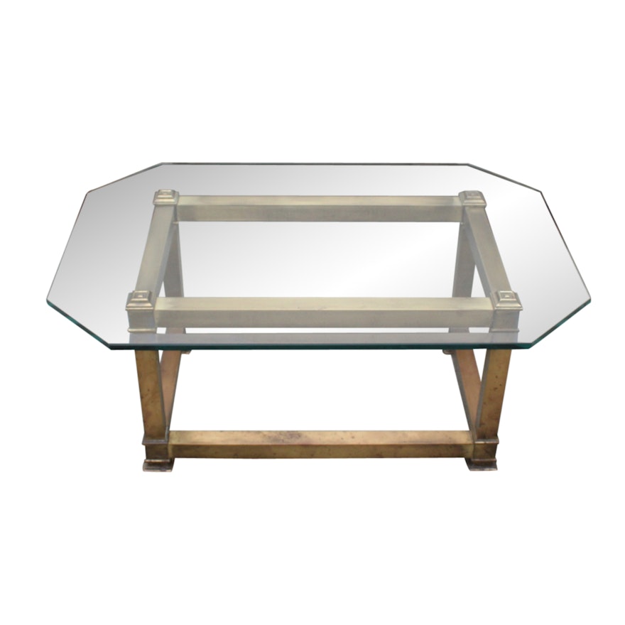 Glass Top Coffee Table by LaBarge