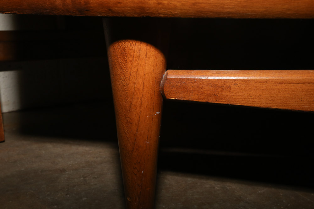 Vintage Mid Century Modern Walnut "The Foreteller" Tall Chest by Kent-Coffey
