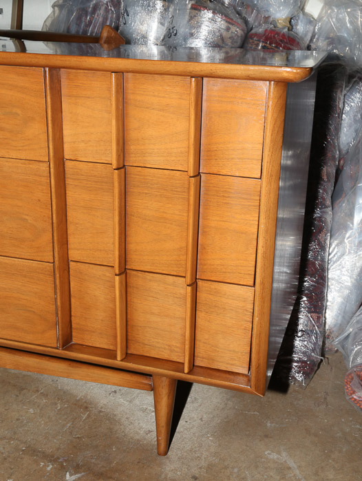 Vintage Mid Century Modern Walnut "The Foreteller" Dresser by Kent-Coffey