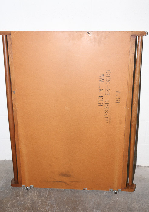 Vintage Mid Century Modern Walnut "The Foreteller" Dresser by Kent-Coffey