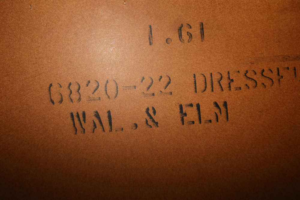 Vintage Mid Century Modern Walnut "The Foreteller" Dresser by Kent-Coffey