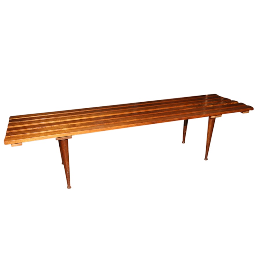 Vintage Mid Century Modern Bench