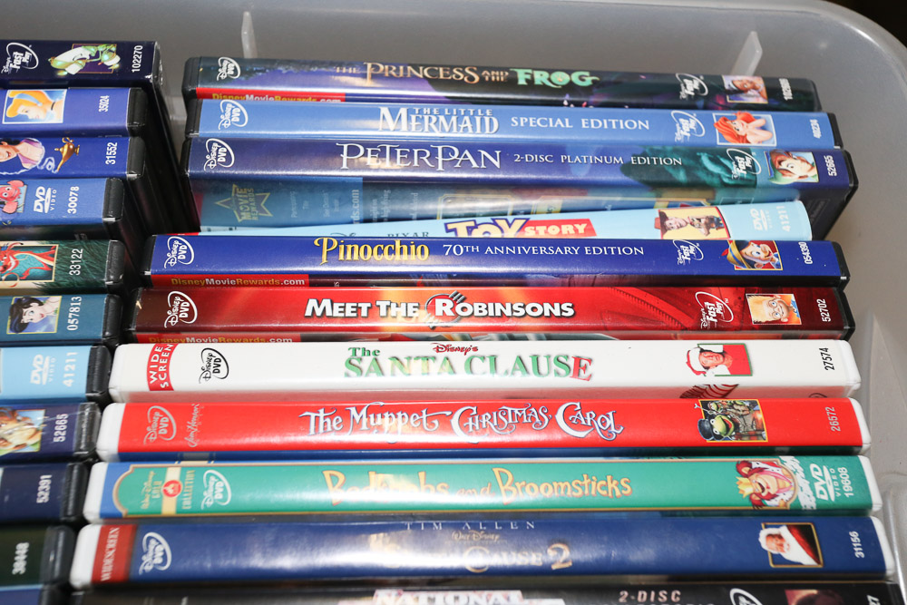 Children's DVDs including Disney