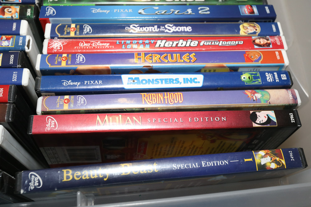 Children's DVDs including Disney