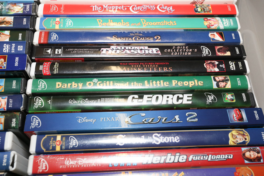 Children's DVDs including Disney