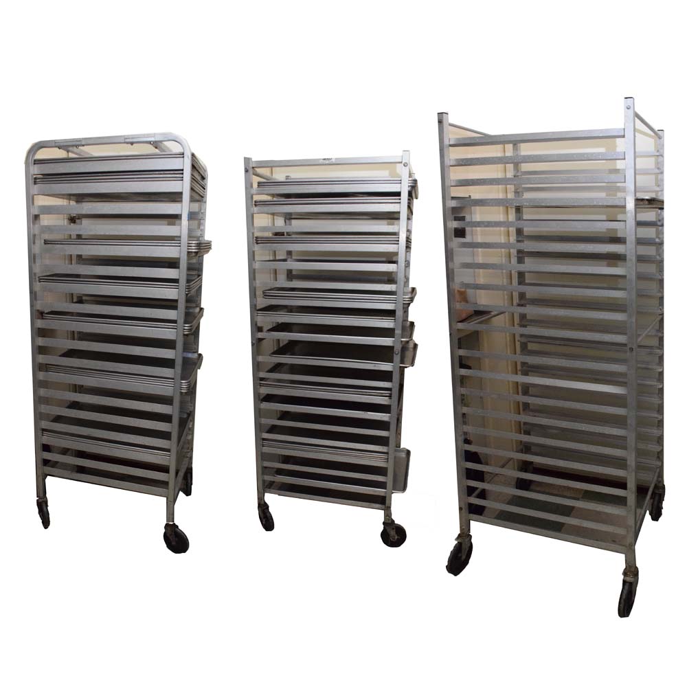Commercial Rolling Racks and Sheet Pans