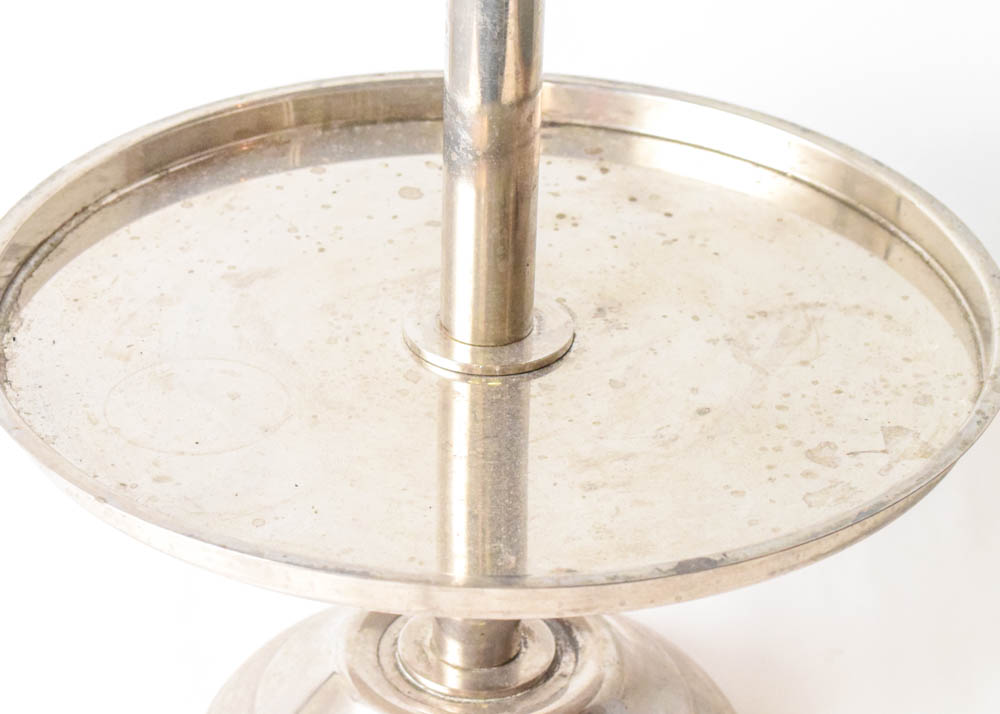 Set of Four Metal Tiered Stands