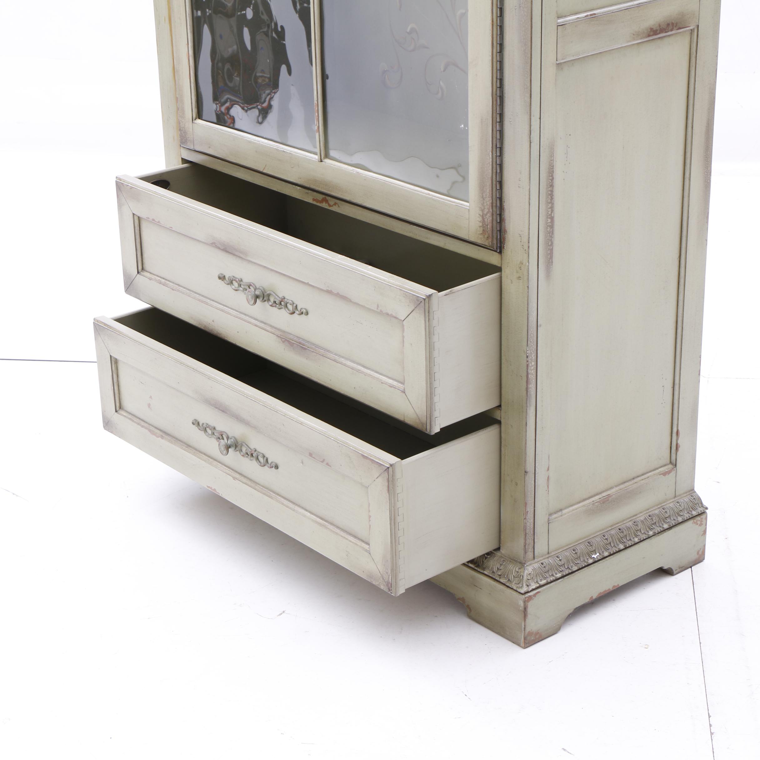 Contemporary Louis XV Style Cabinet by Hooker Furniture