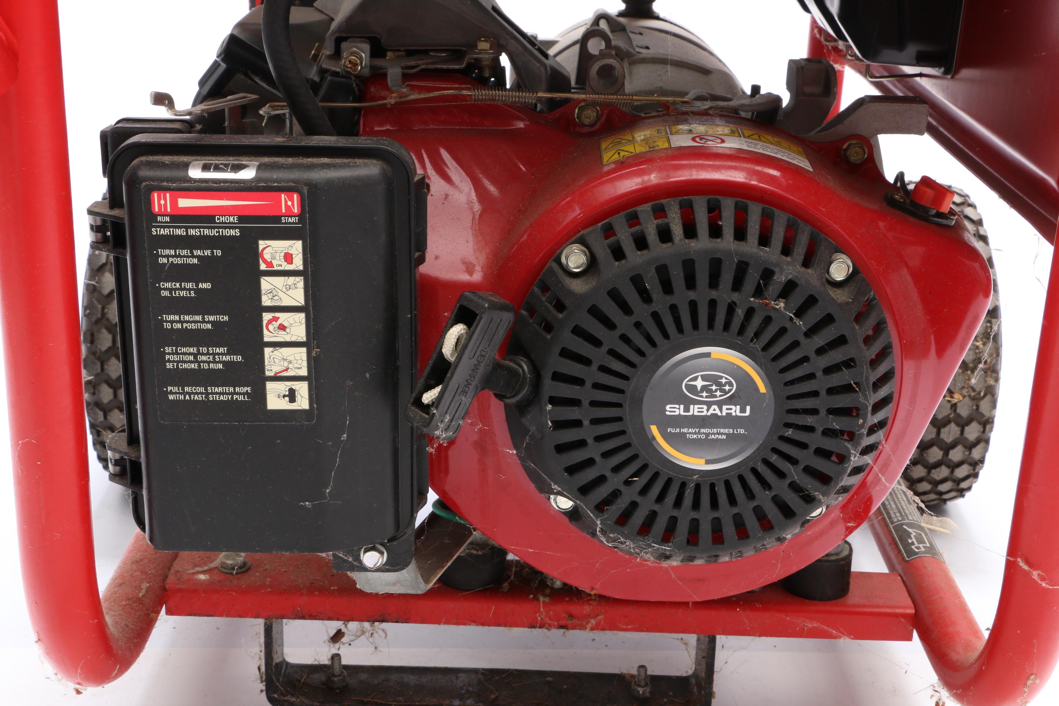 Husky Portable Generator with Subaru Engine