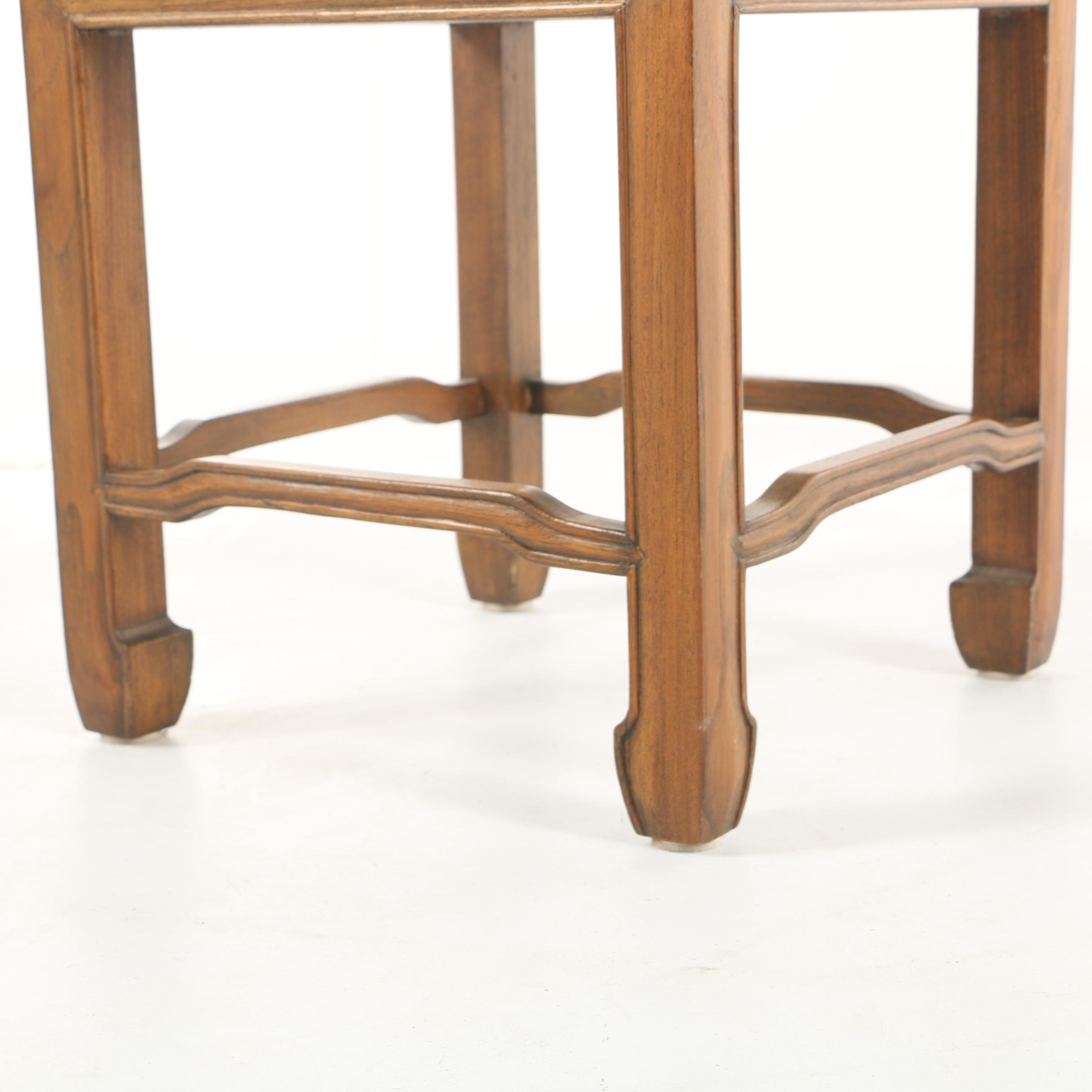 Vintage Needlepoint Stool