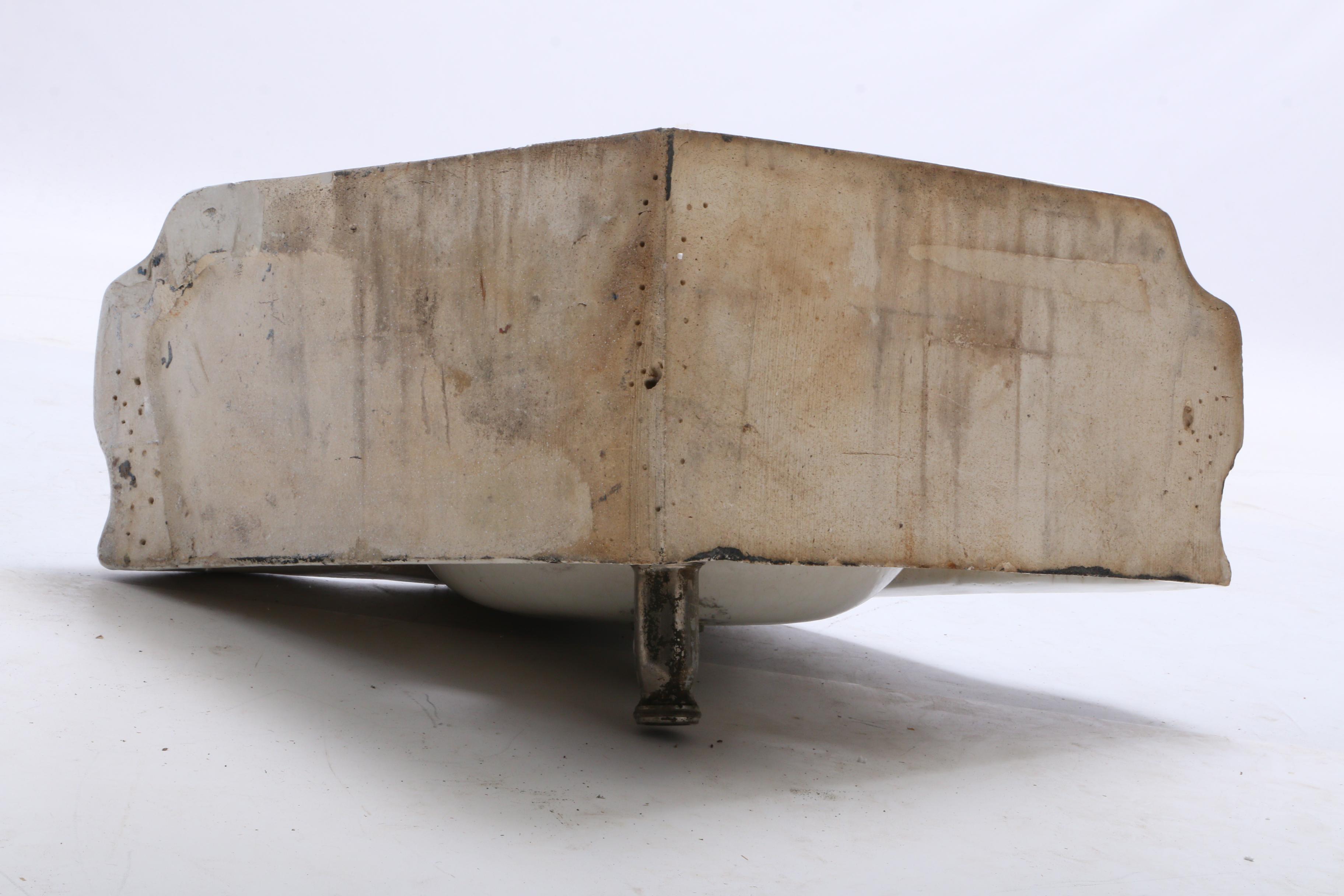 Vintage Porcelain Corner Sink