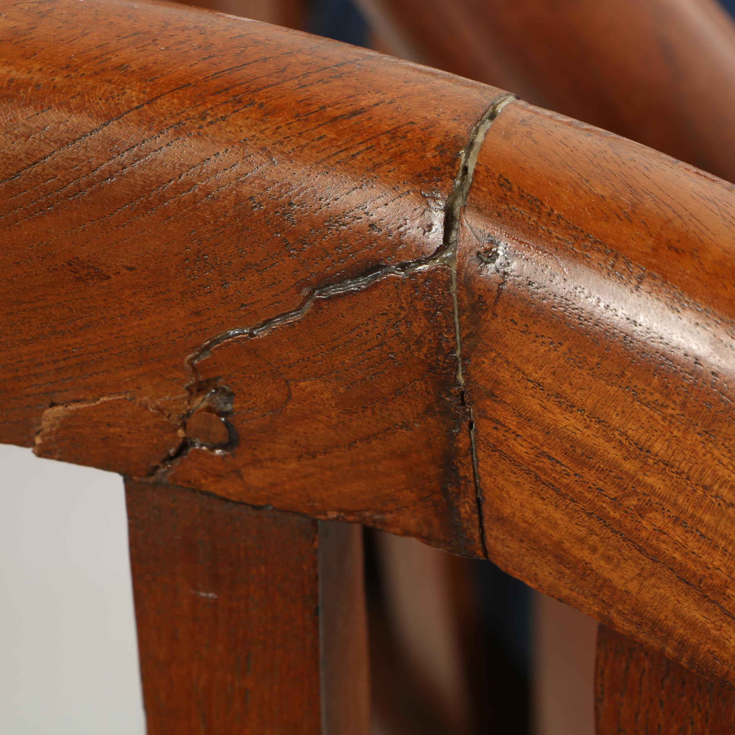 Slat Back Barrel Chairs