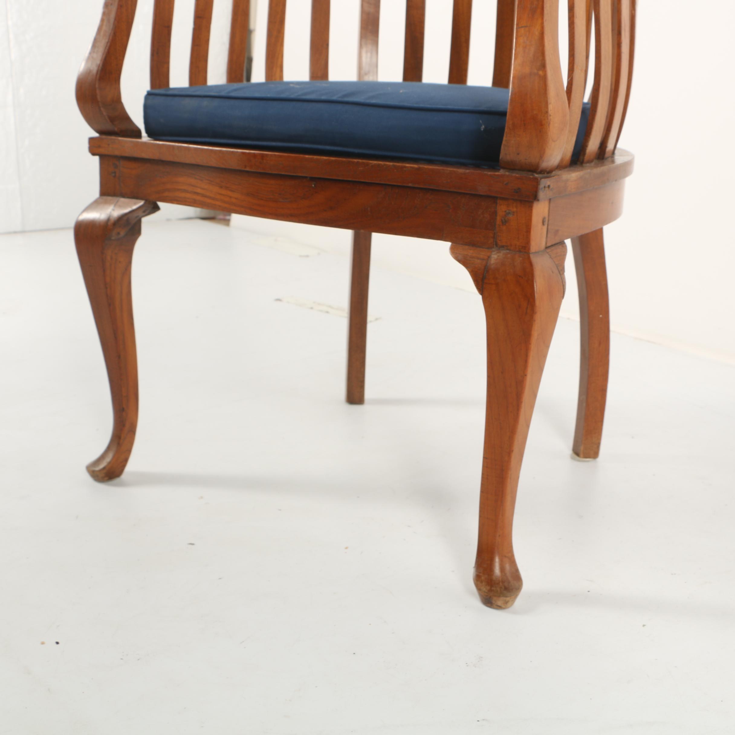 Slat Back Barrel Chairs