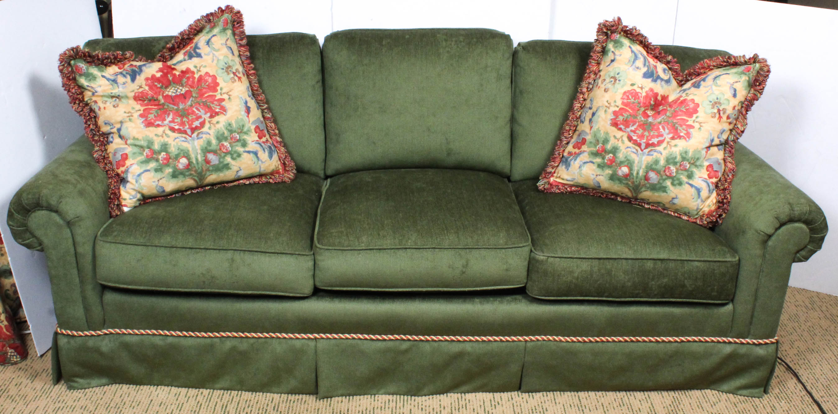 Sherrill Sofa Custom Upholstered by Fortner