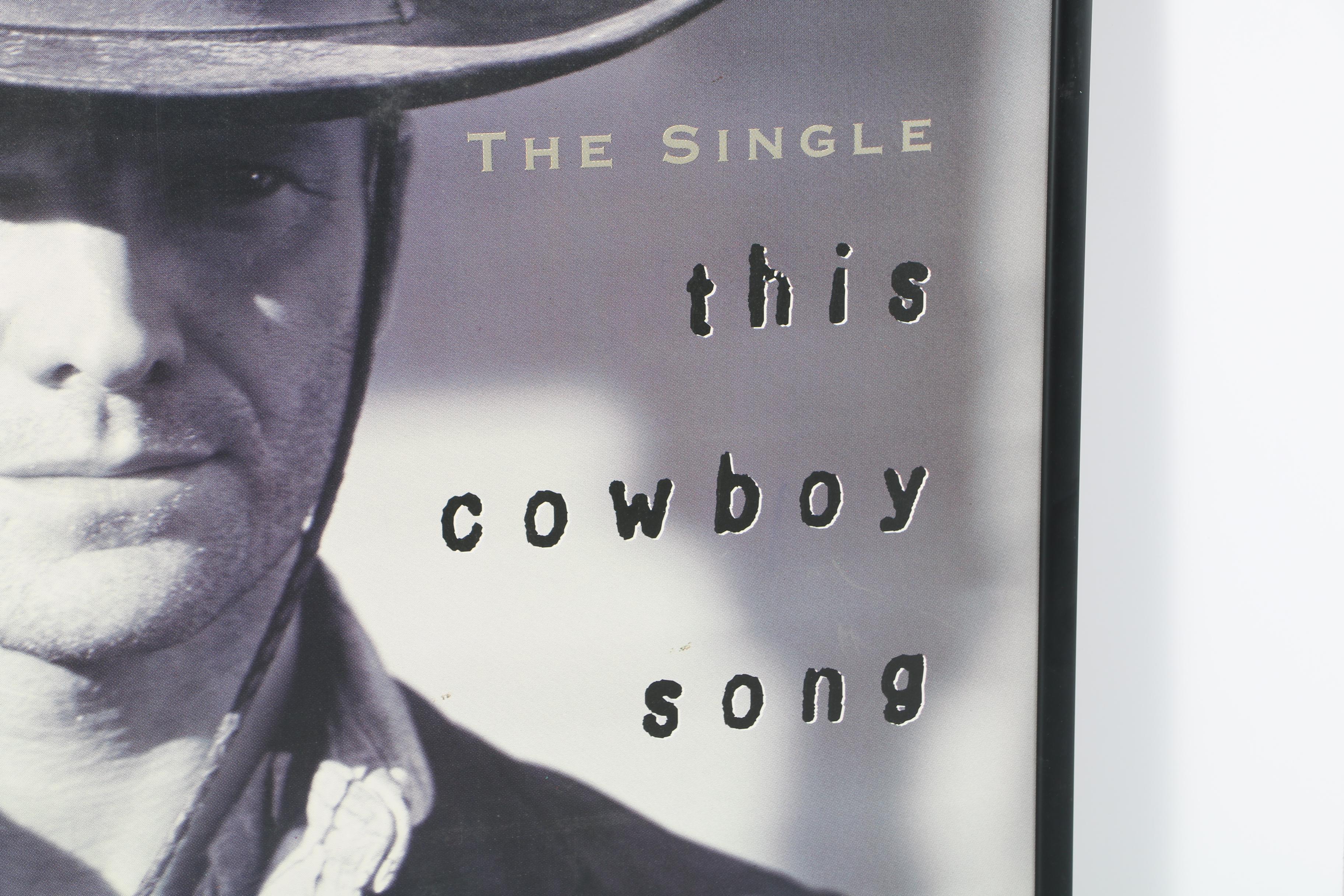 Sting "This Cowboy Song" Single Cover Art Poster