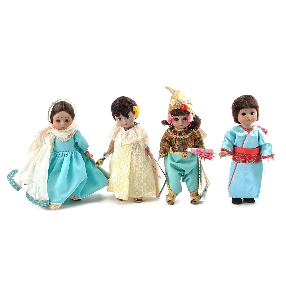 Madame Alexander International Dolls including "Thailand"