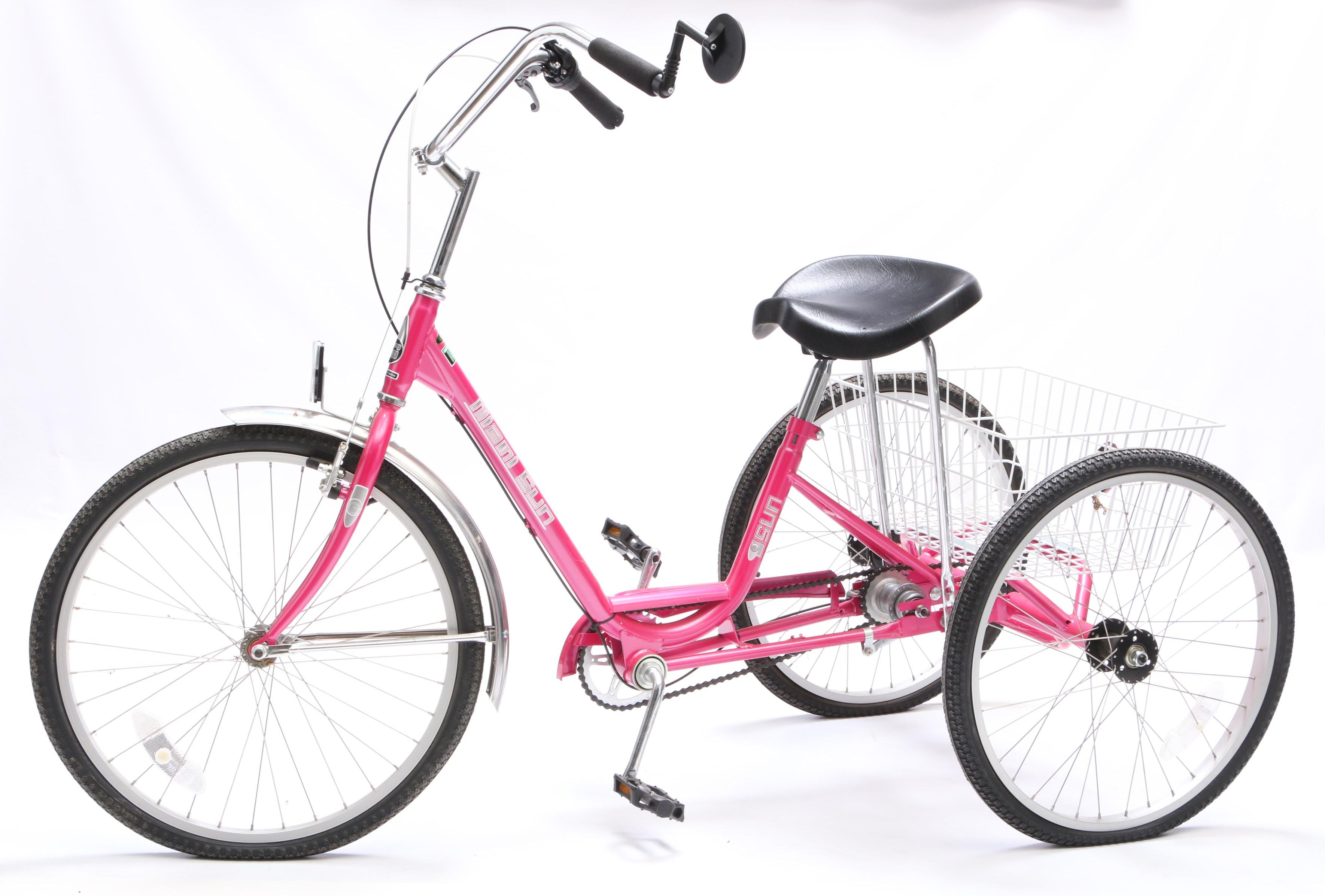 Adult Miami Sun Trike with Basket