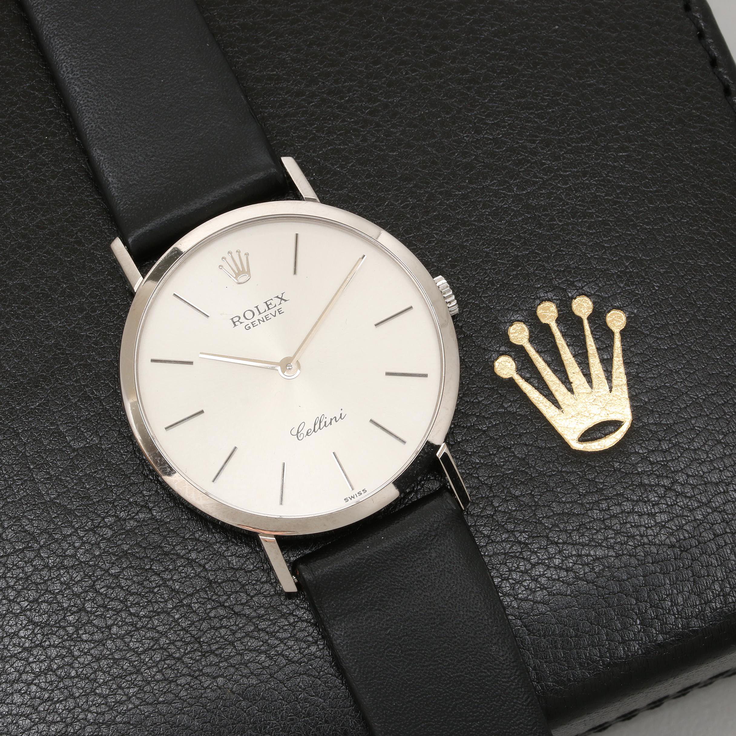 Rolex "Cellini" 18K White Gold Manual Winding Watch
