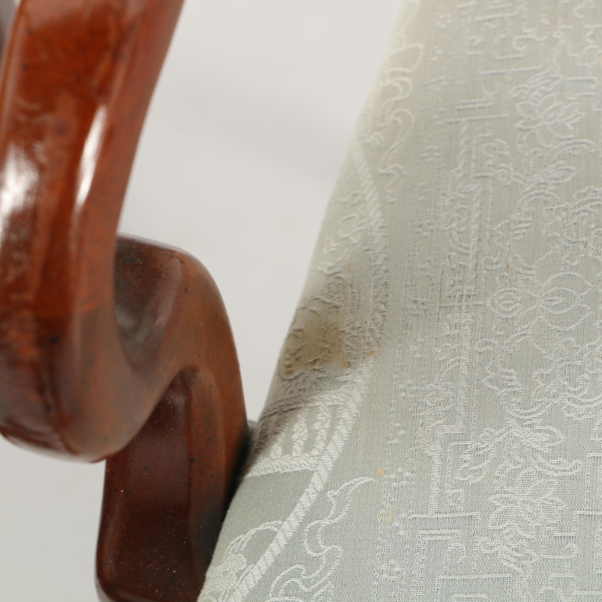 Queen Anne Style Armchairs by Century Furniture