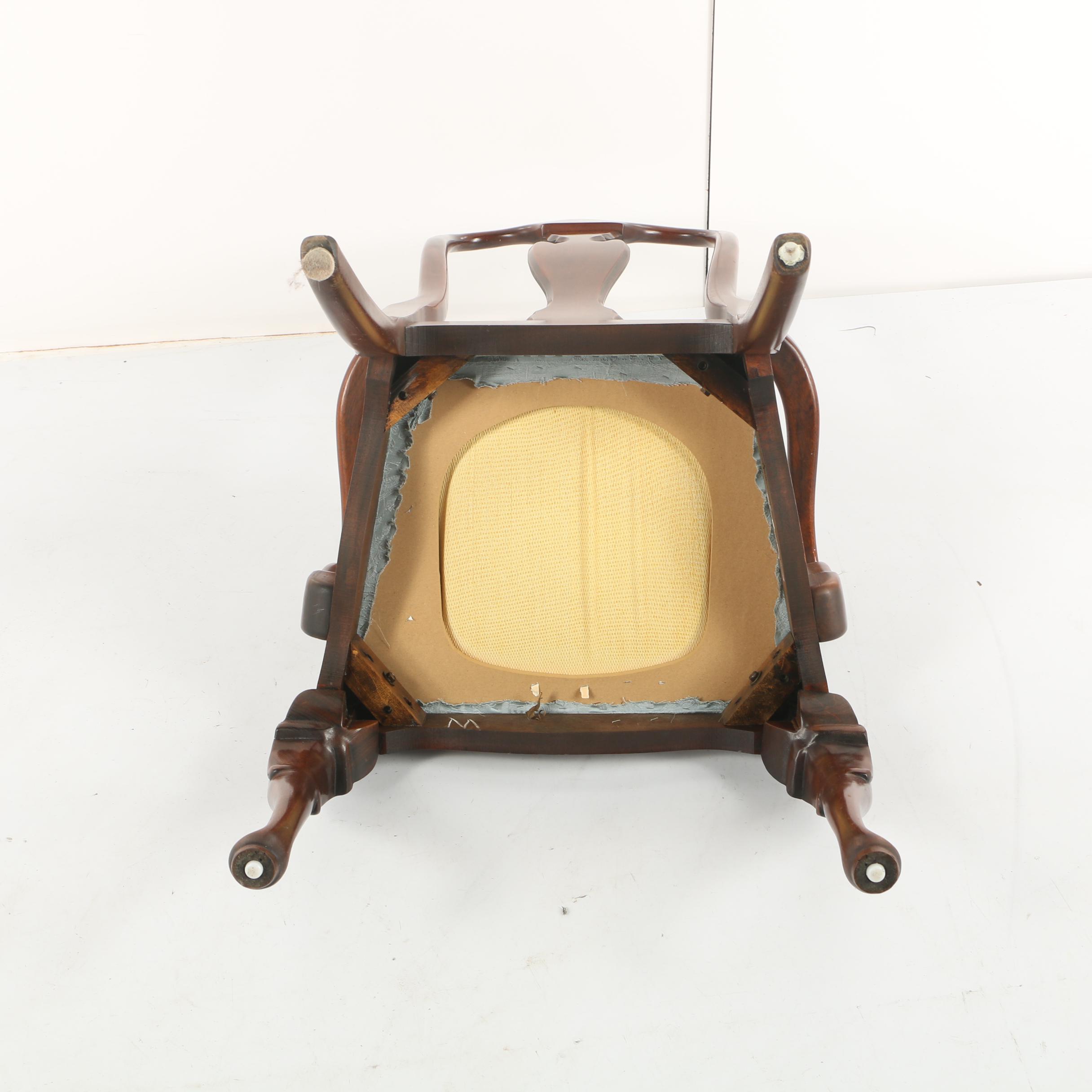 Queen Anne Style Armchairs by Century Furniture