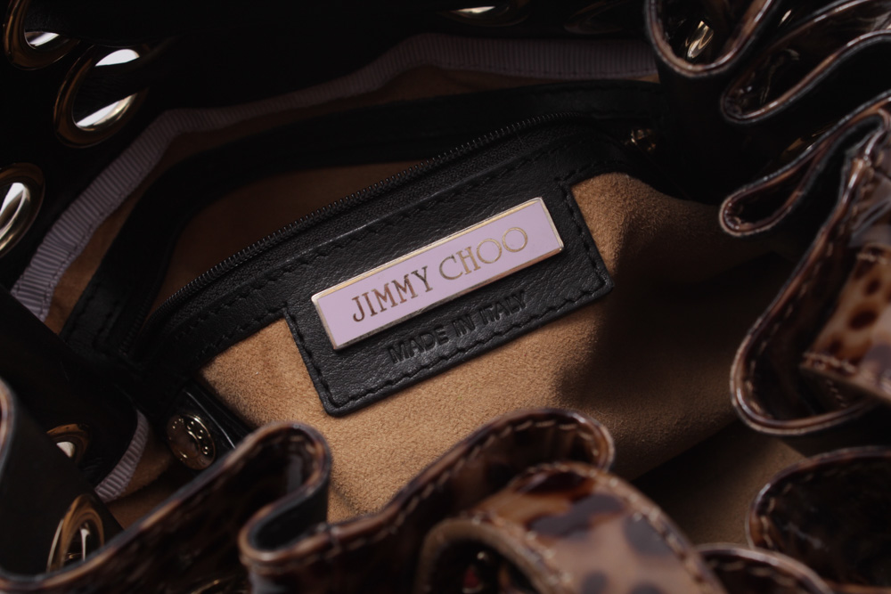 Jimmy Choo "Ramona" Patent Leather Handbag