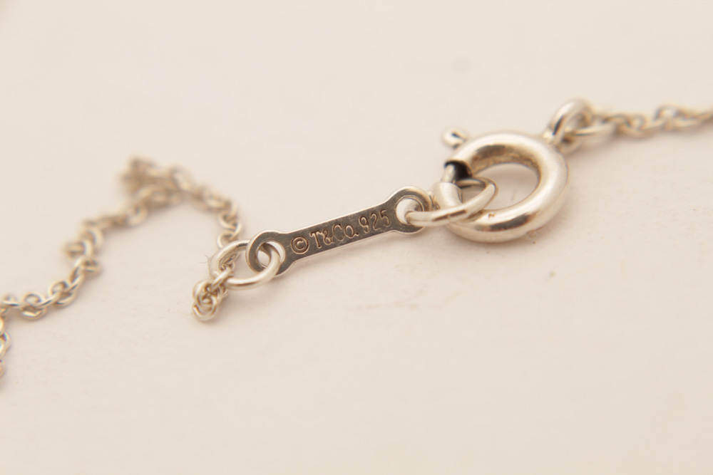 Tiffany & Co. Paloma Picasso Sterling Silver Heart Necklace