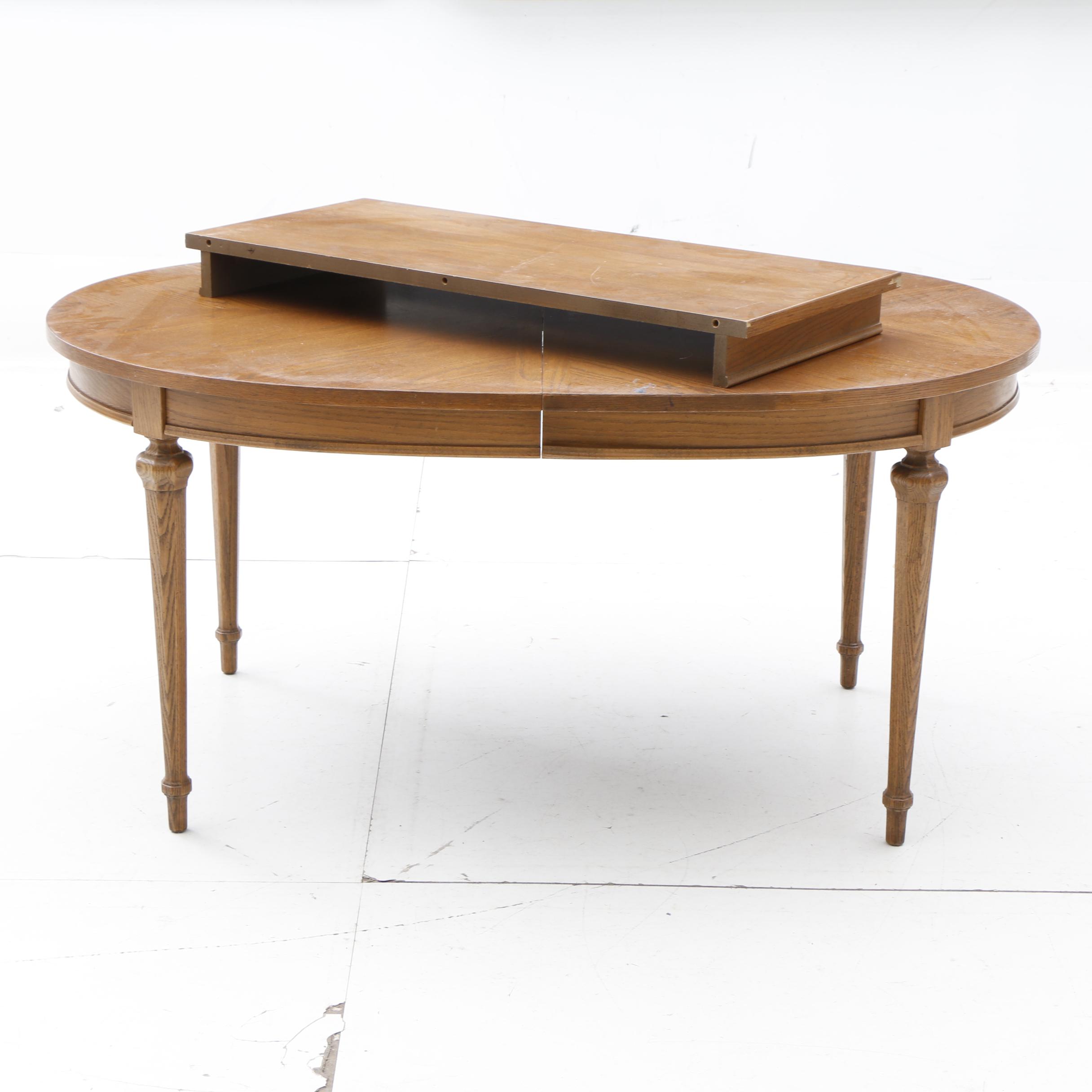 Mediterranean Style Oak Dining Table