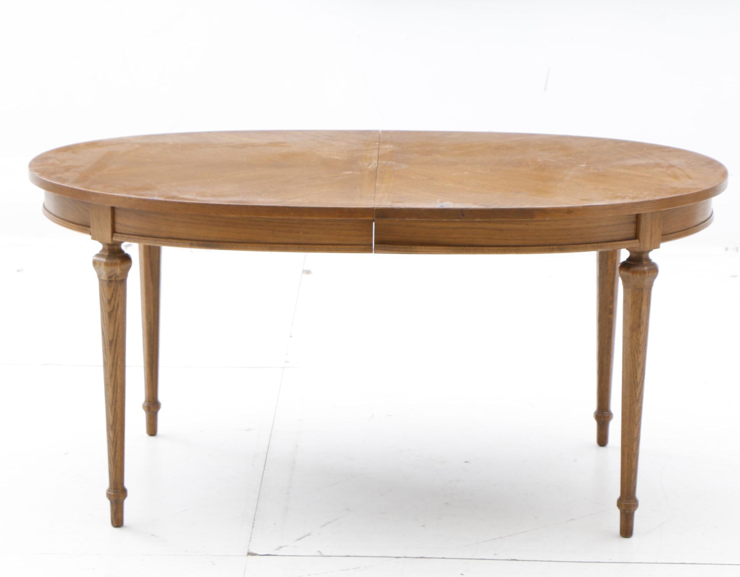 Mediterranean Style Oak Dining Table